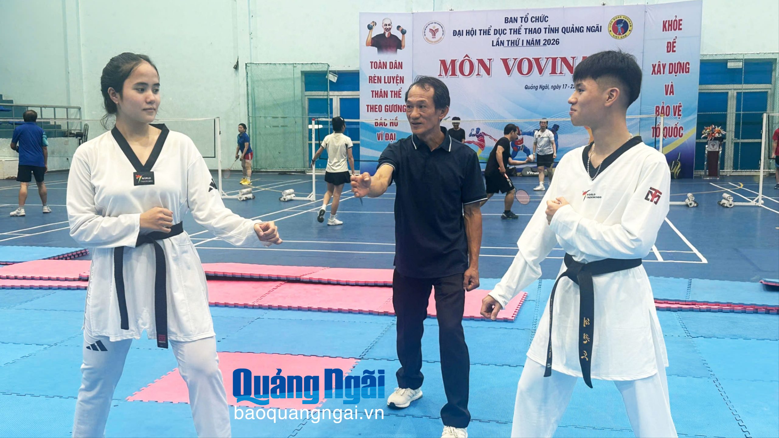Bông hồng thép trên sàn đấu Taekwondo