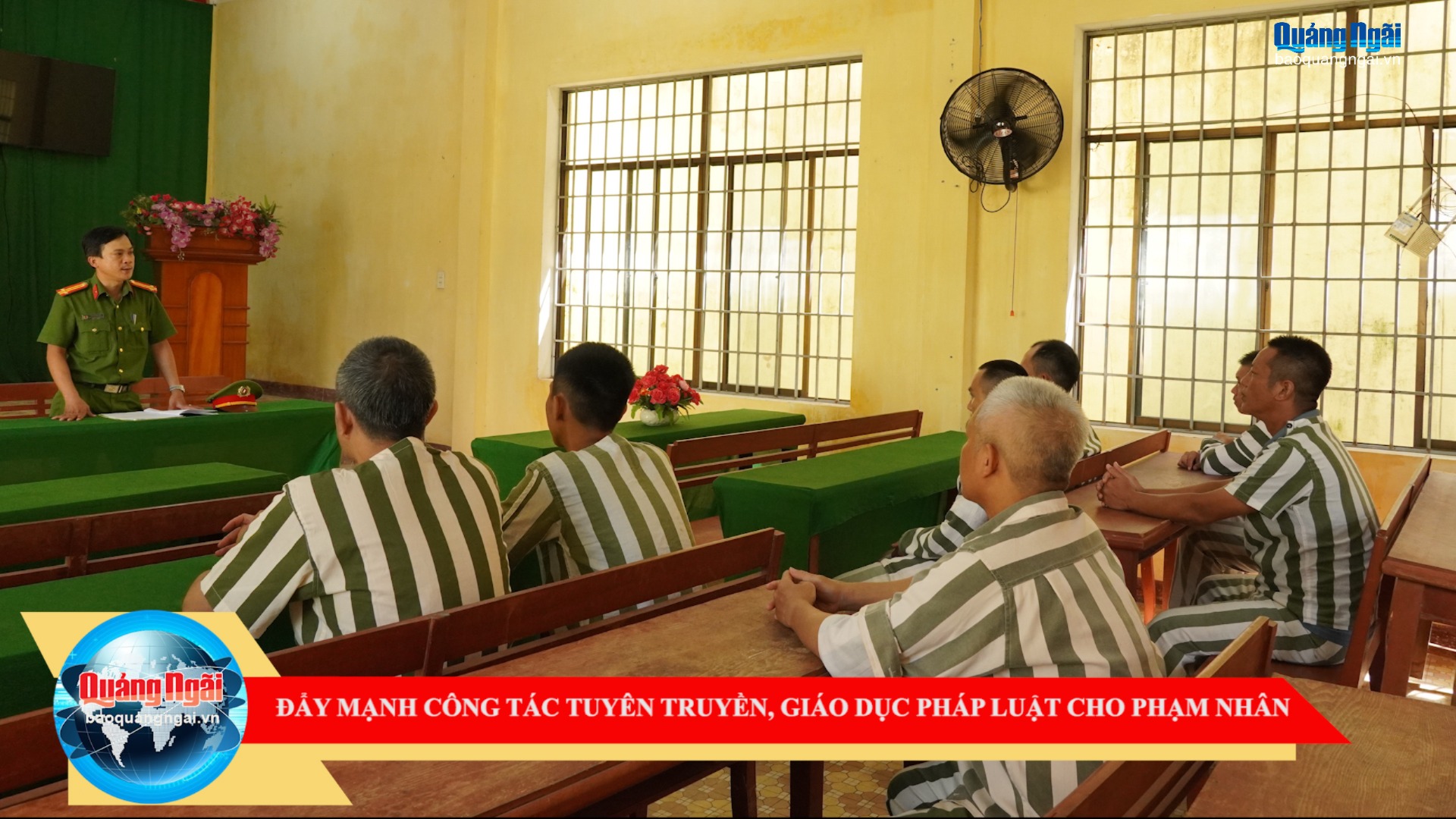 [Video]. Đẩy mạnh tuyên truyền, giáo dục pháp luật cho phạm nhân