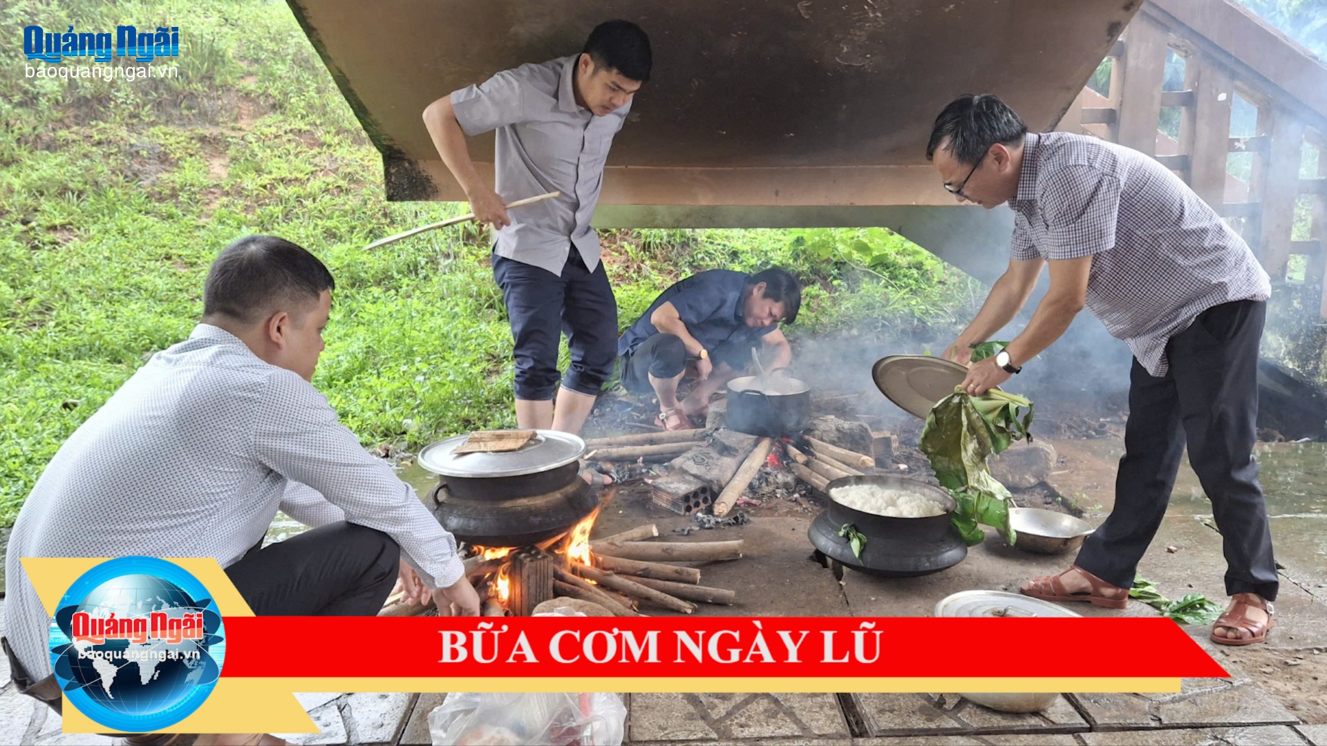 [Video]. Bữa cơm ngày lũ
