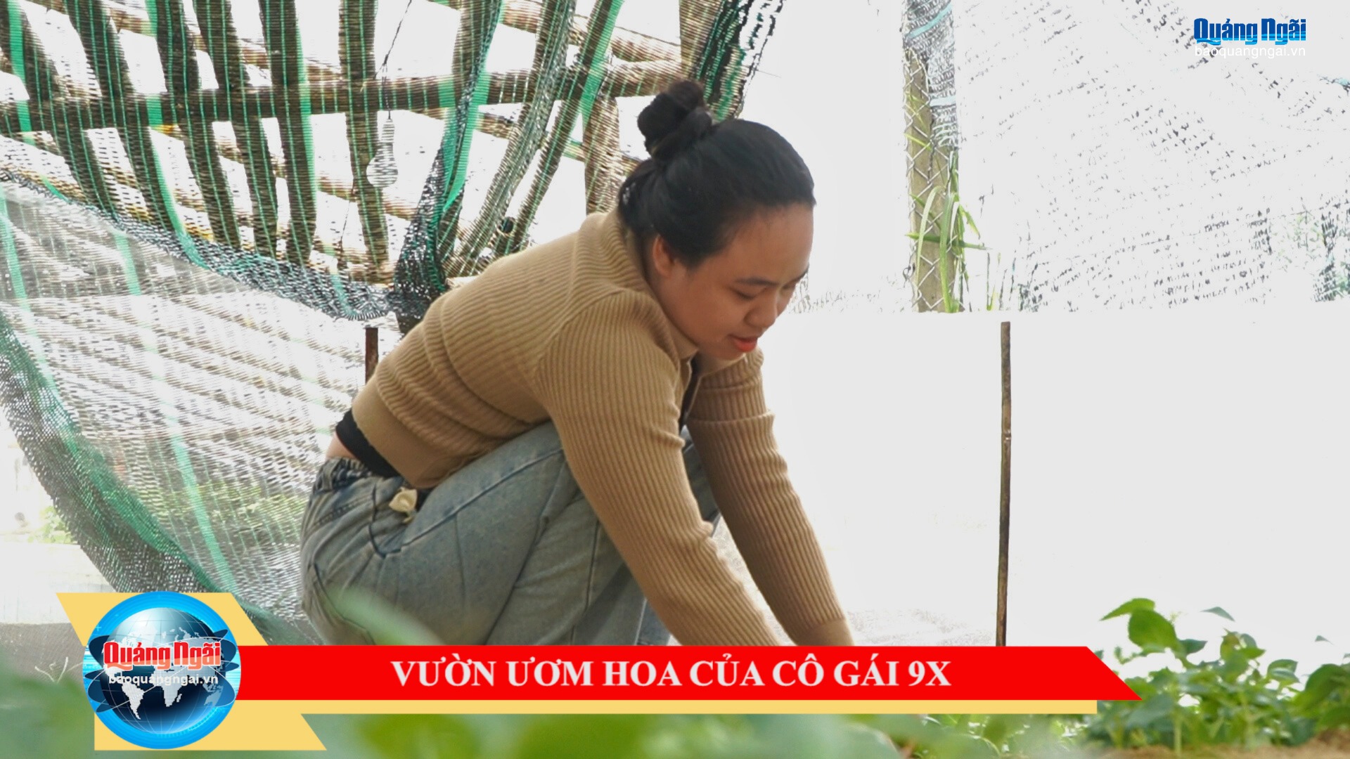 [Video]. Vườn ươm hoa của cô gái 9X