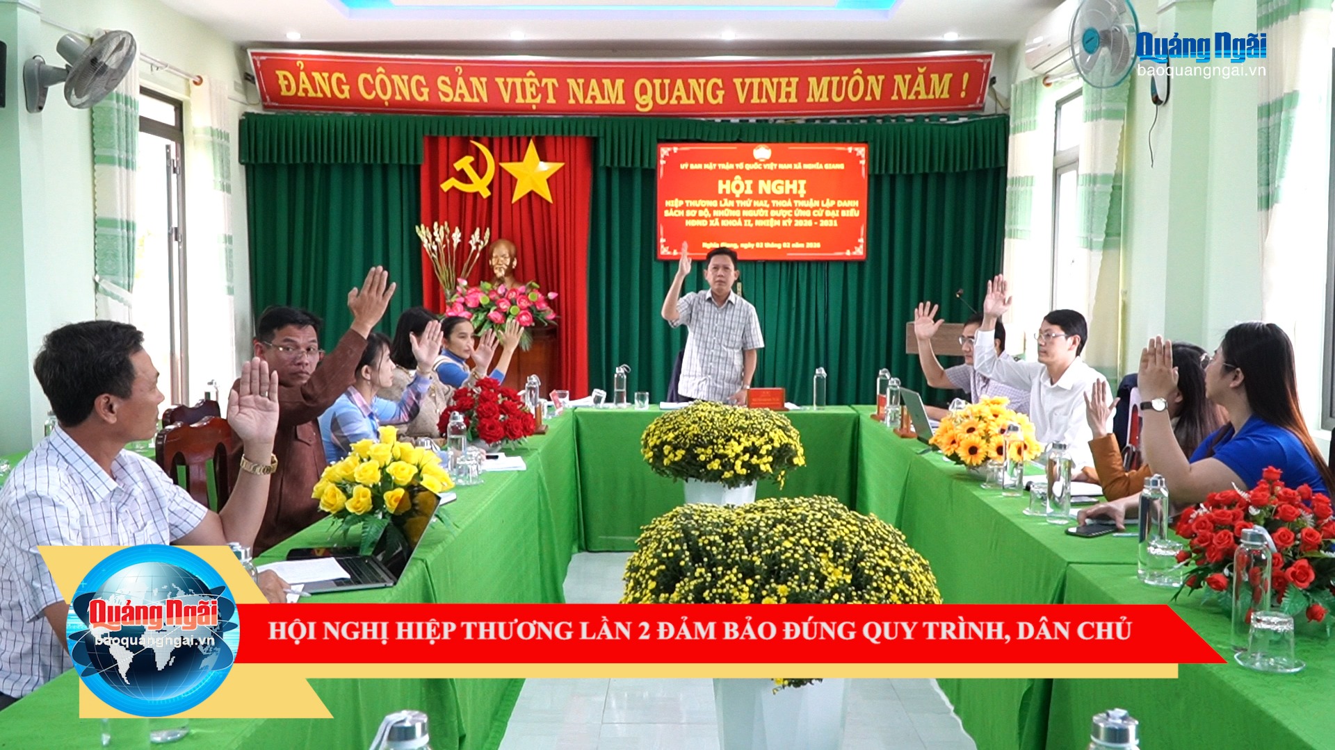 [Video]. Hội nghị hiệp thương lần 2 đảm bảo đúng quy trình, dân chủ