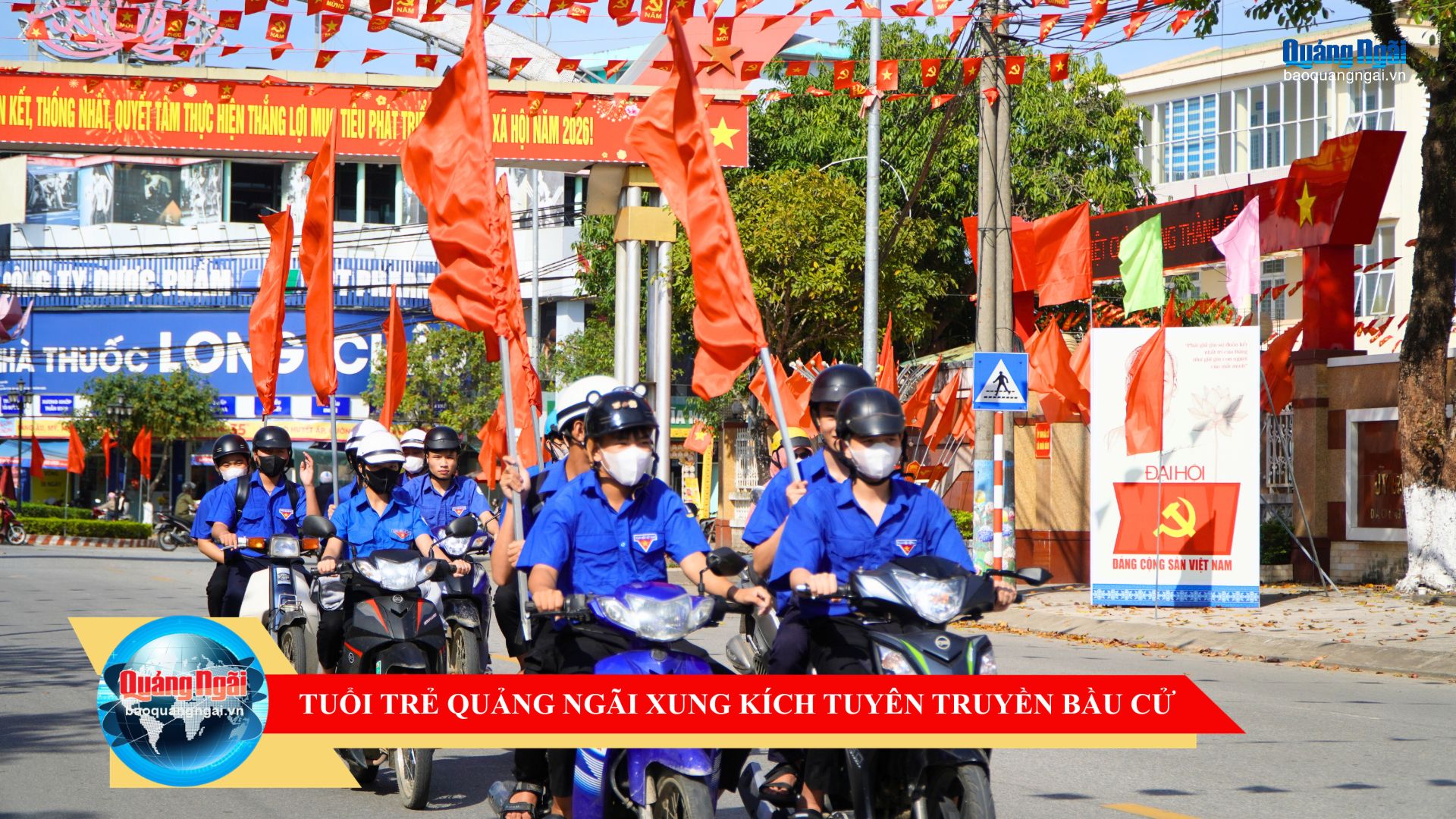 [Video]. Tuổi trẻ Quảng Ngãi xung kích tuyên truyền bầu cử