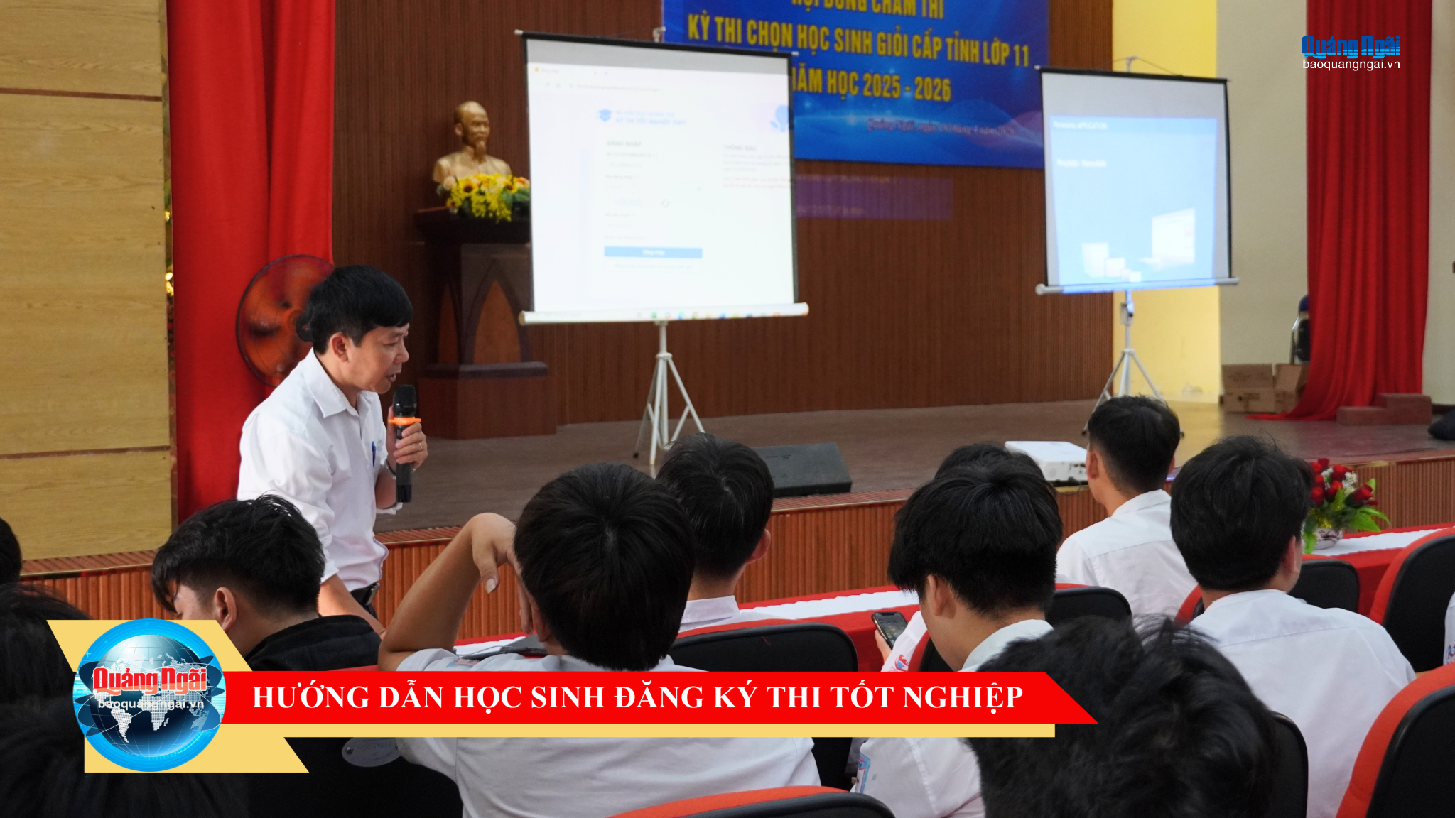 [Video]. Hướng dẫn học sinh đăng ký thi tốt nghiệp
