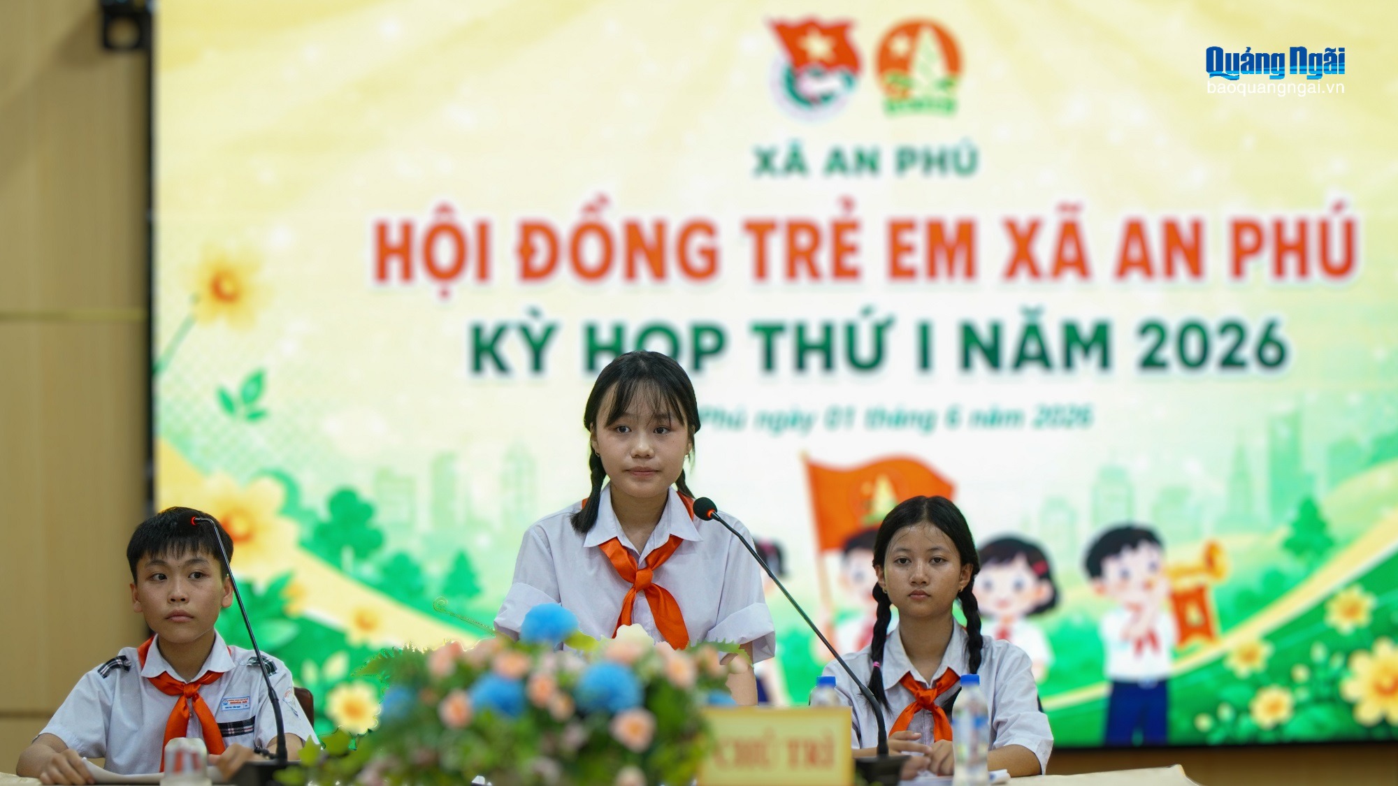 Ra mắt Hội đồng trẻ em xã An Phú