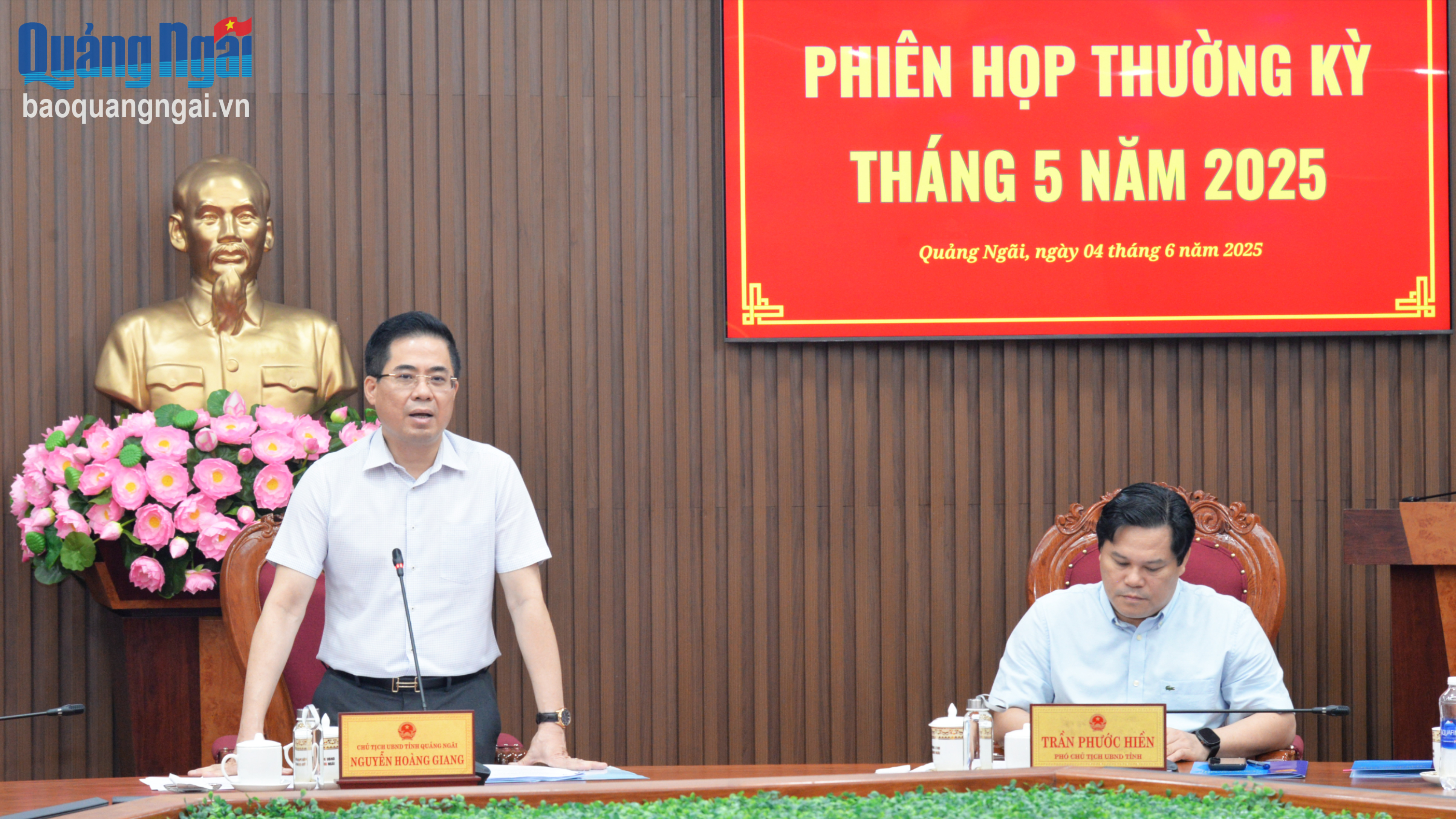 UBND tỉnh họp phiên thường kỳ tháng 5/2025