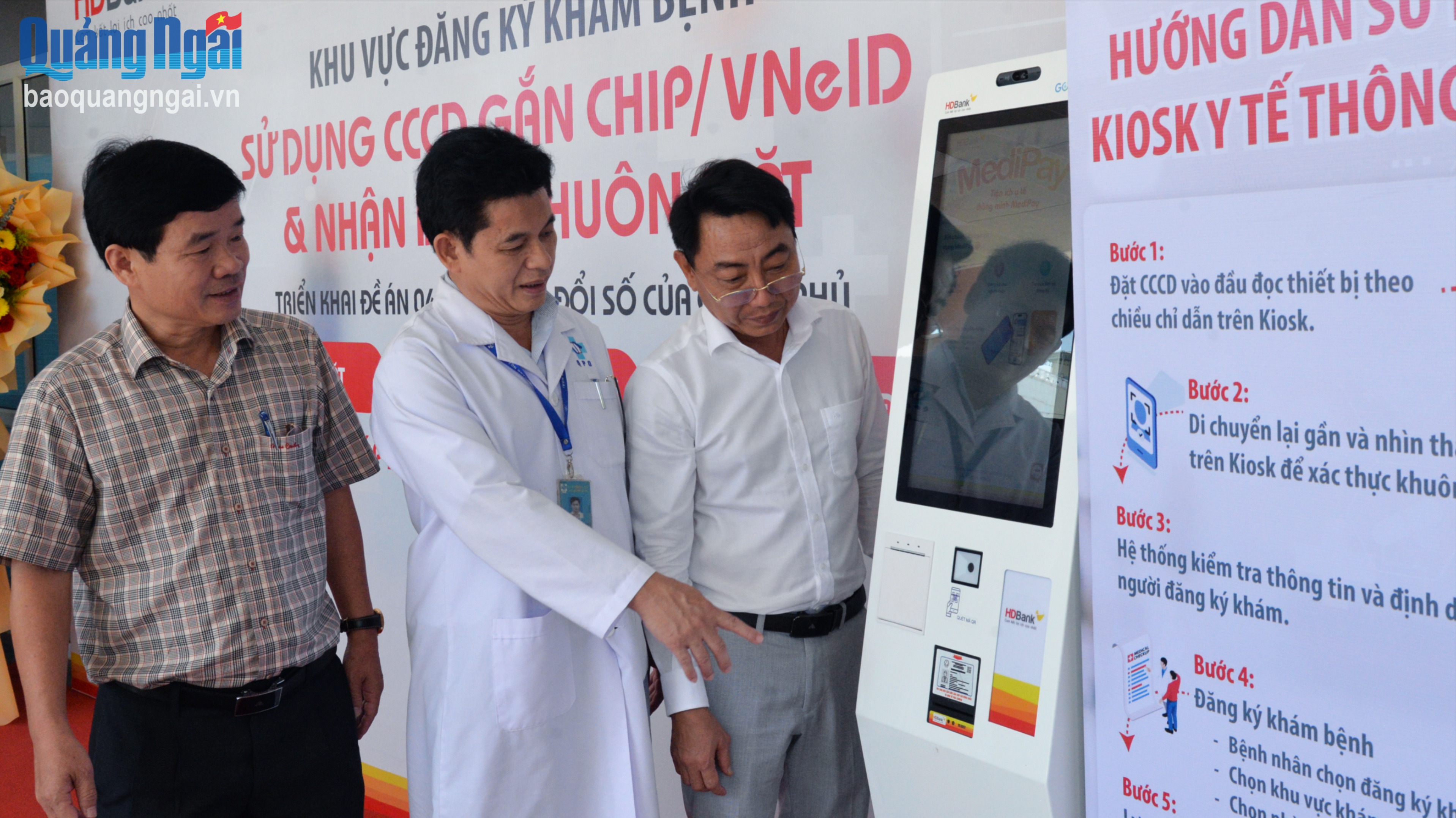 HDBank bàn giao ki ốt y tế thông minh cho Bệnh viện Sản - Nhi tỉnh