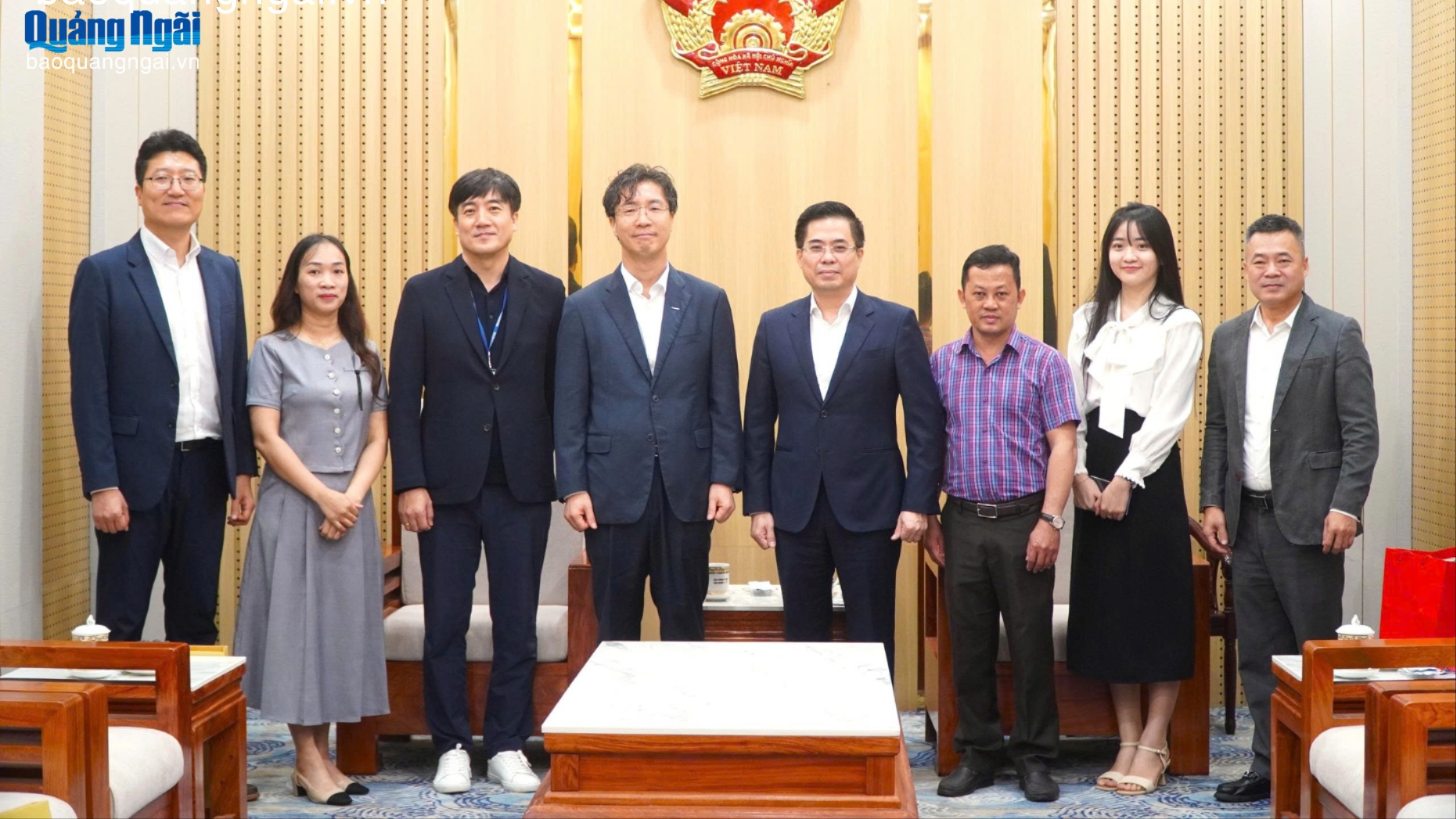 Chủ tịch UBND tỉnh Nguyễn Hoàng Giang tiếp Tổng Giám đốc Doosan Vina