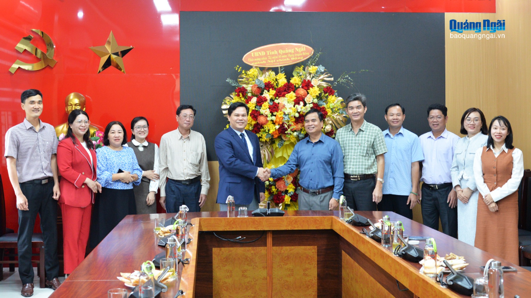 Lãnh đạo tỉnh thăm, chúc mừng Ban Nội chính Tỉnh ủy