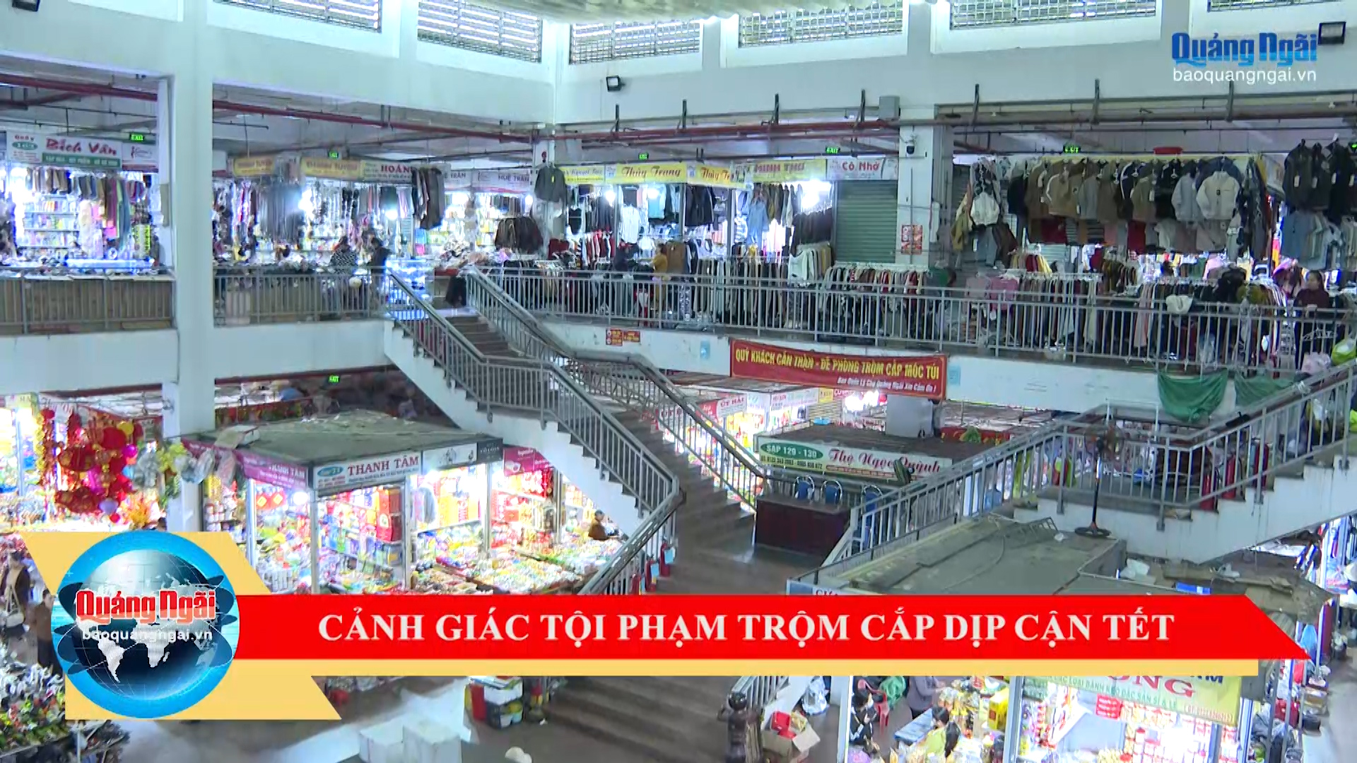 [Video]. Cảnh giác tội phạm trộm cắp dịp cận Tết