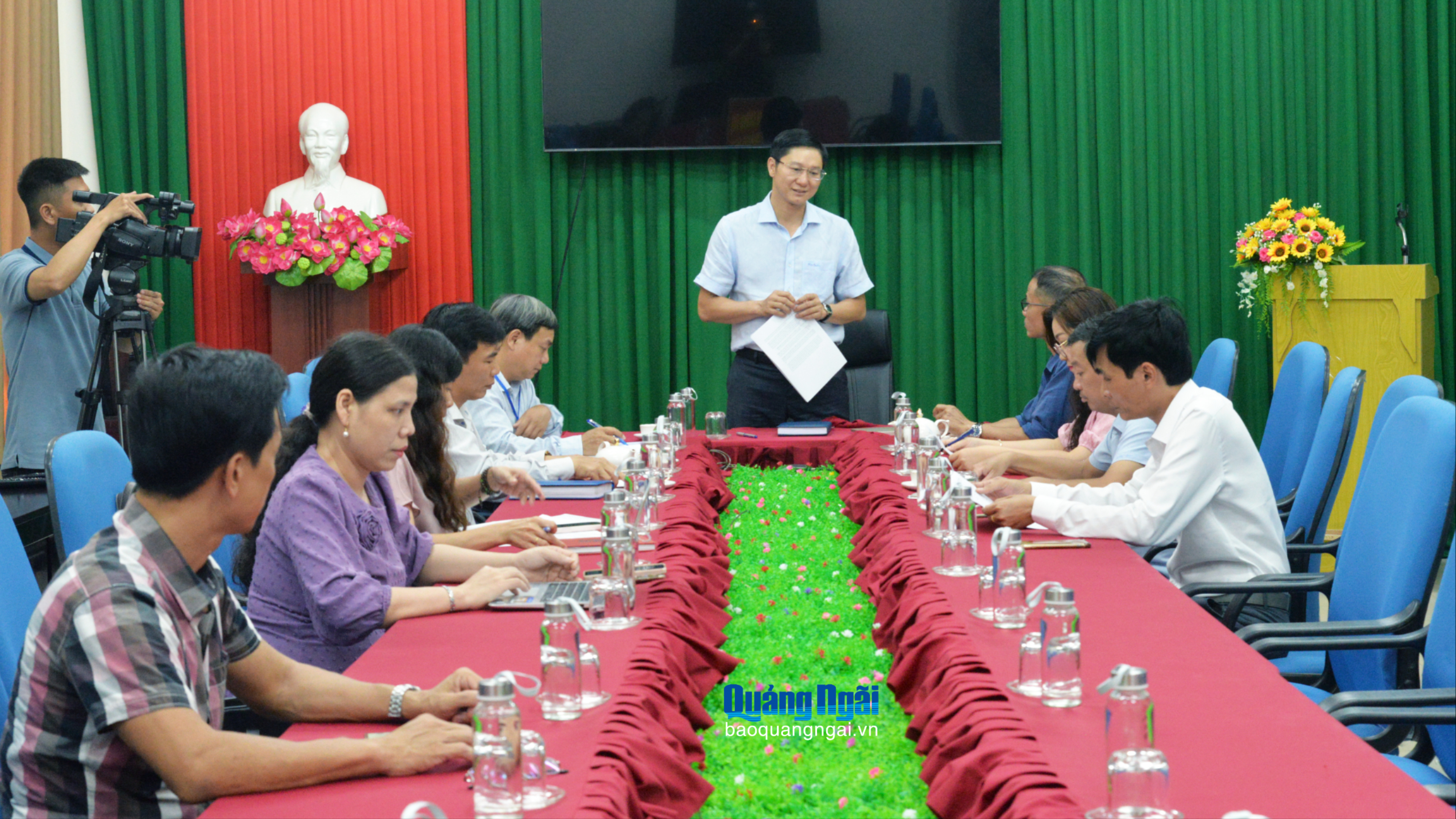 Sản xuất phim tài liệu phục vụ Lễ công nhận Trường Chính trị tỉnh đạt chuẩn mức 1