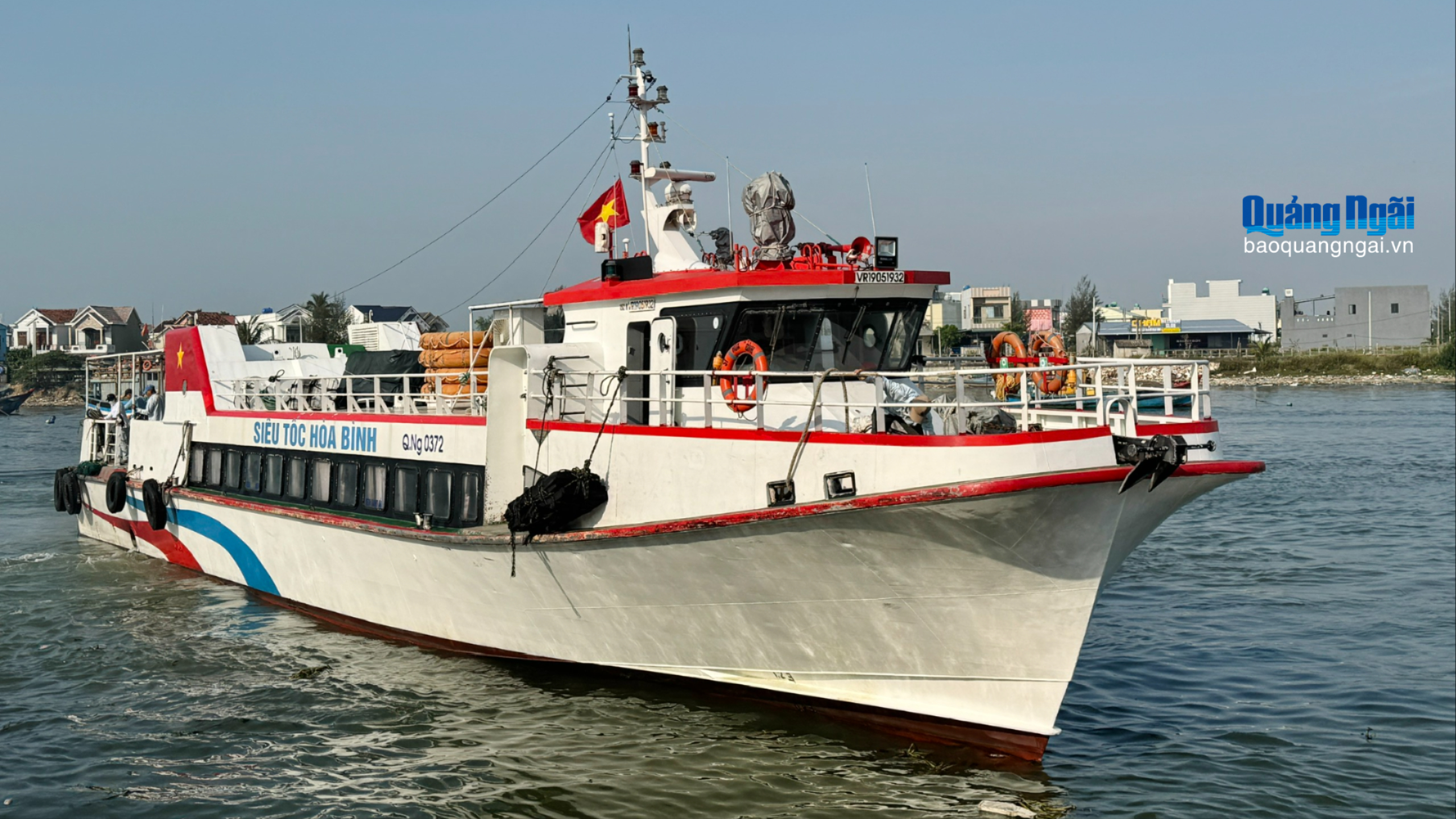 Quảng ngãi ban hành quy chế phối hợp quản lý tuyến đường thủy Sa Kỳ - Lý Sơn