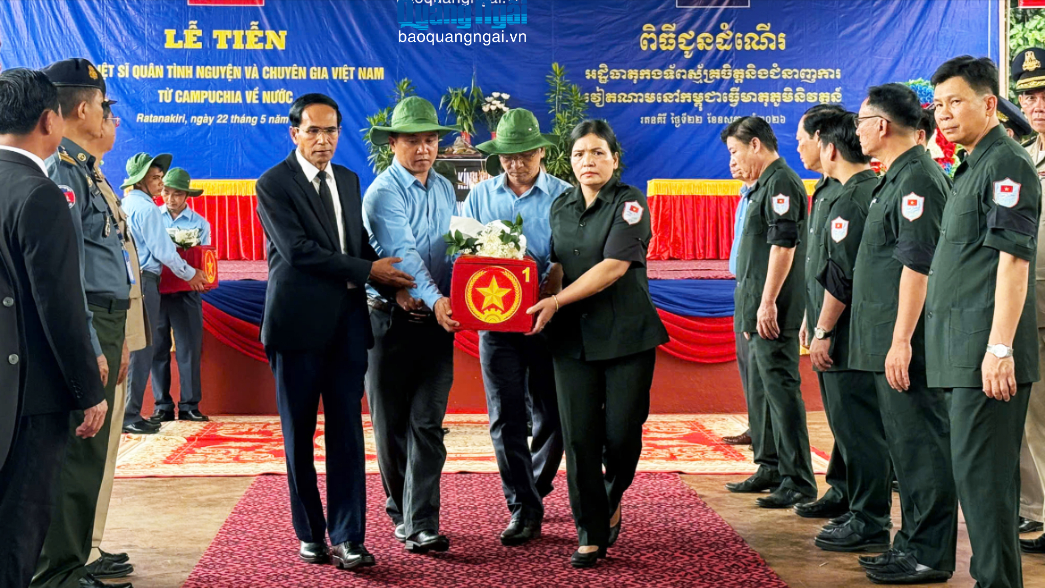 Hồi hương các Anh hùng liệt sĩ từ Campuchia