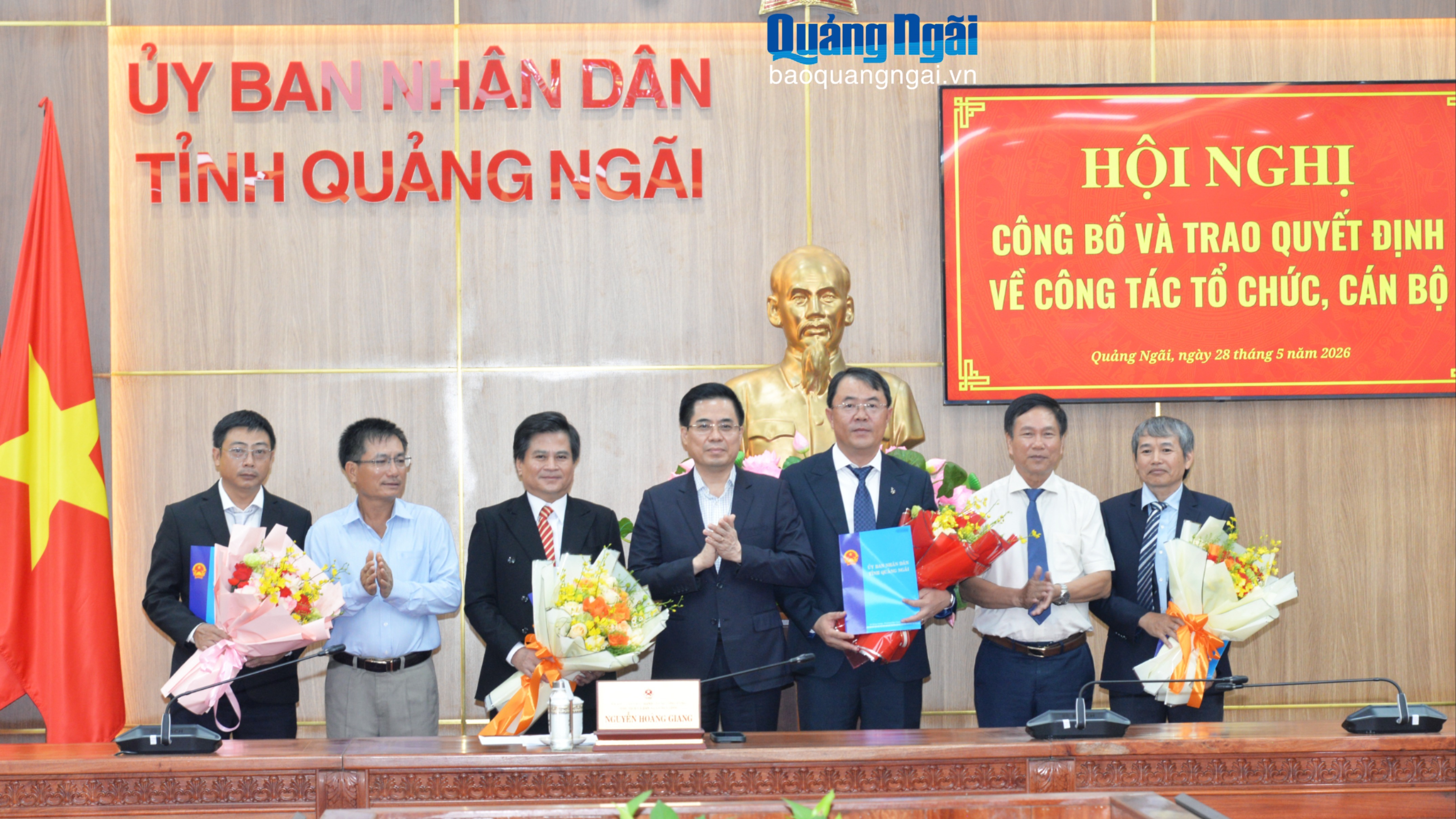 Ông Võ Đại Tân giữ chức Giám đốc Ban Quản lý dự án Đầu tư Tây Quảng Ngãi