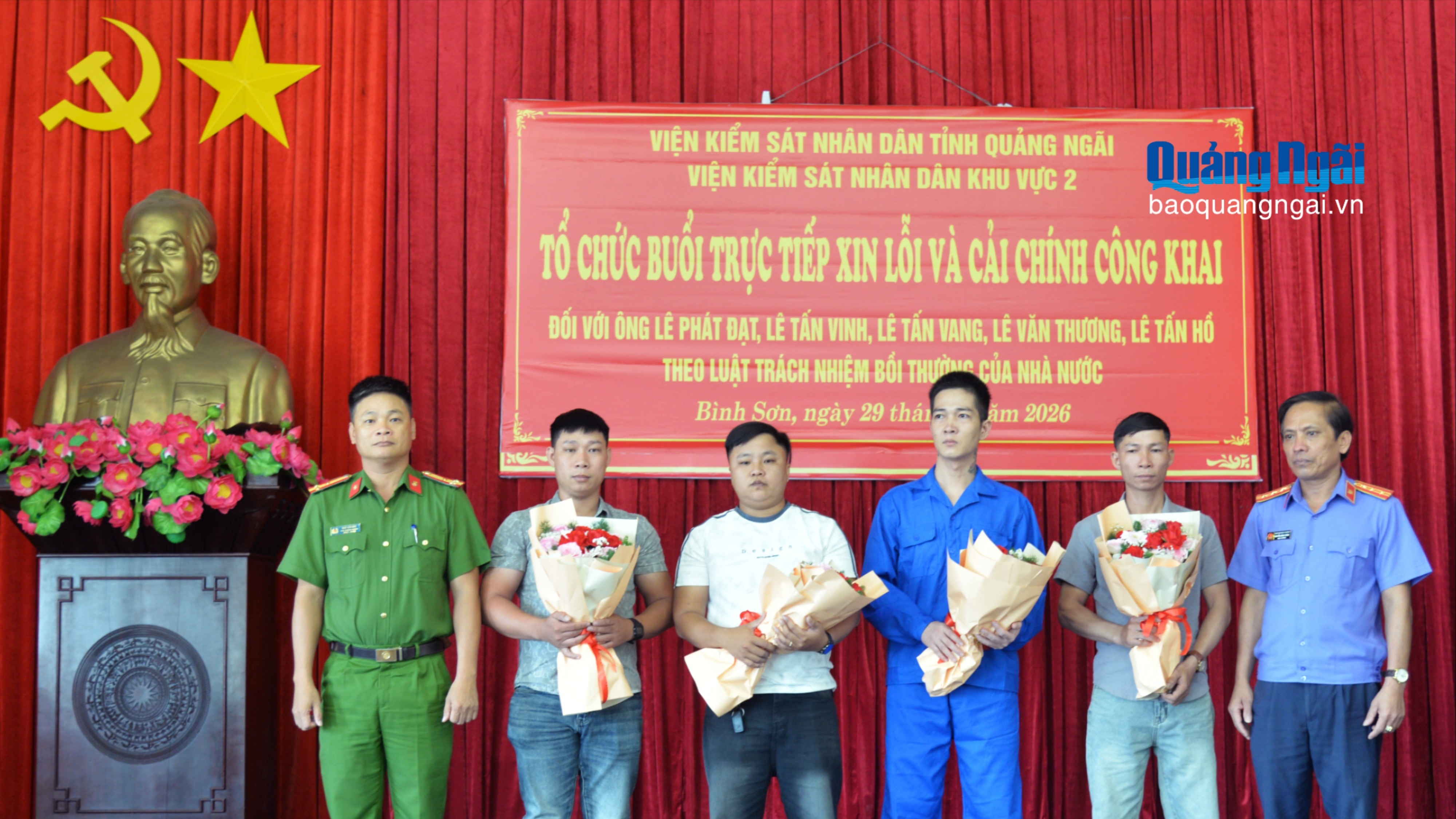 Xin lỗi, cải chính công khai đối với người bị thiệt hại