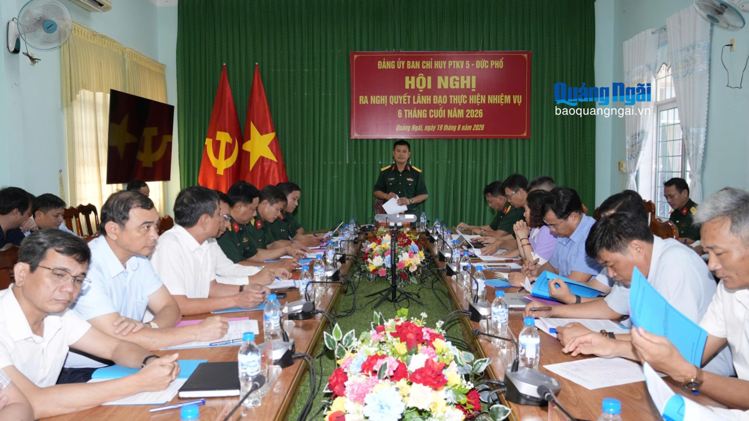 Lãnh đạo thực hiện toàn diện nhiệm vụ quốc phòng, quân sự