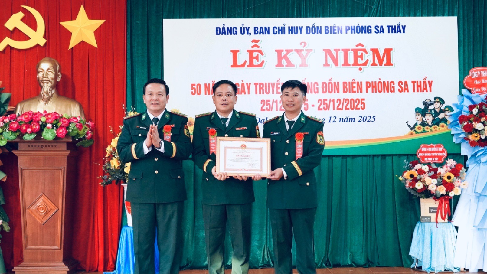 Kỷ niệm 50 năm ngày truyền thống Đồn Biên phòng Sa Thầy