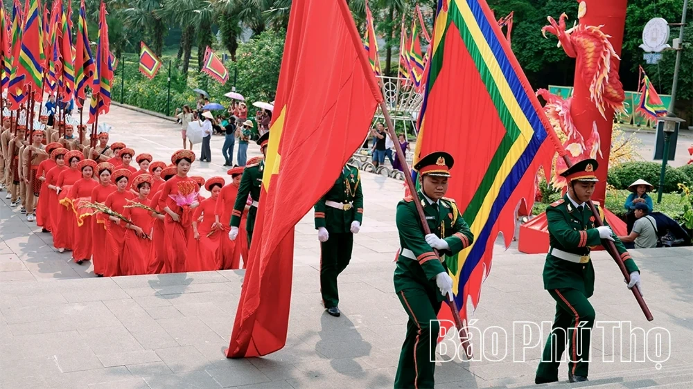 Tổng duyệt lễ dâng hương tưởng niệm các Vua Hùng