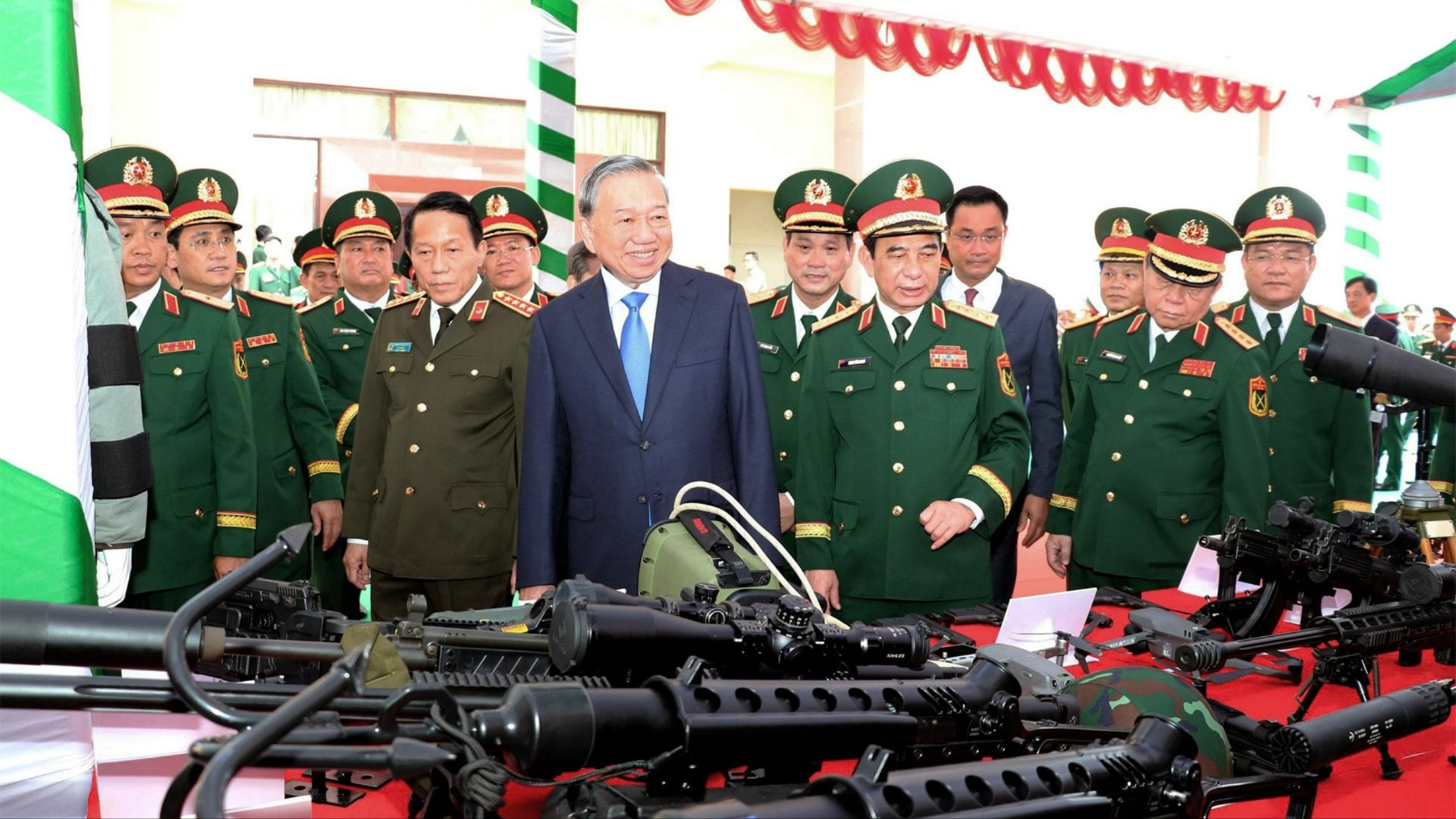 Tổng Bí thư, Chủ tịch nước Tô Lâm thăm và làm việc tại Quân khu 5