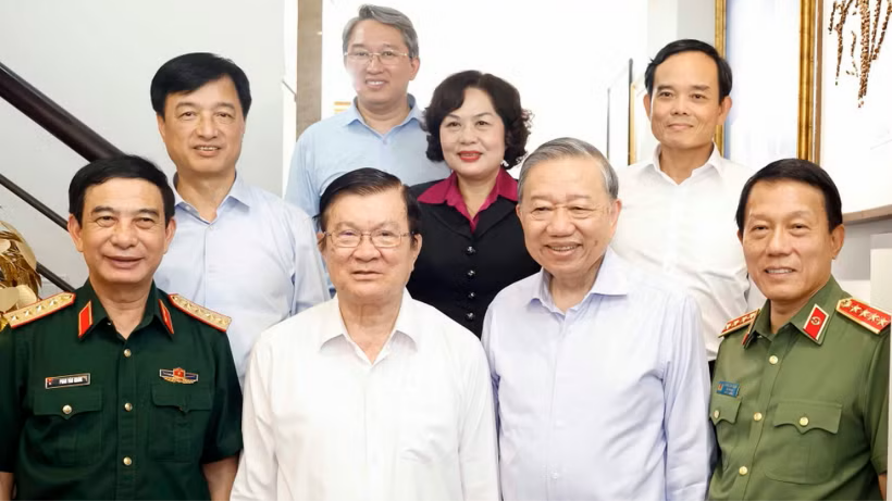 Tổng Bí thư, Chủ tịch nước Tô Lâm thăm các nguyên lãnh đạo Đảng, Nhà nước và Mẹ Việt Nam Anh hùng