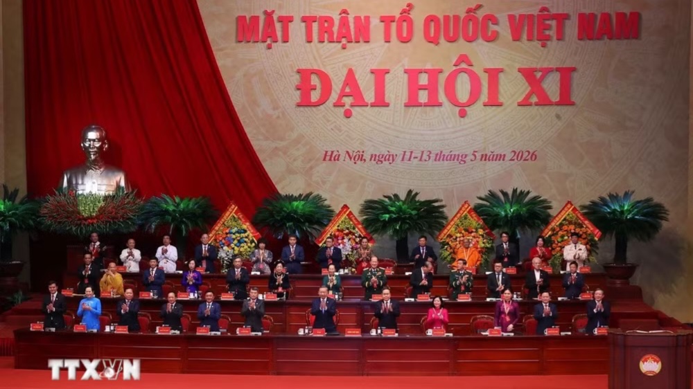 [Ảnh]. Phiên khai mạc Đại hội đại biểu Mặt trận Tổ quốc Việt Nam lần thứ XI