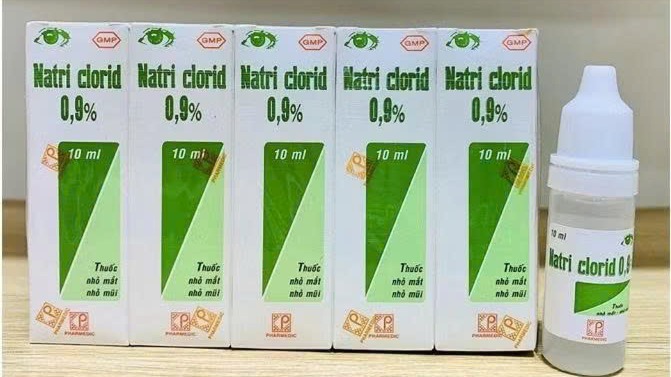 Thu hồi lô thuốc nhỏ mắt Natriclorid 0,9% không đạt chất lượng trên toàn quốc