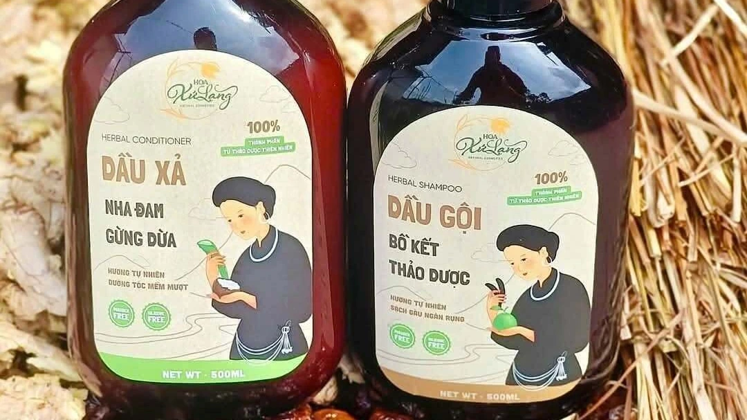 Thu hồi cặp dầu gội, dầu xả thảo dược