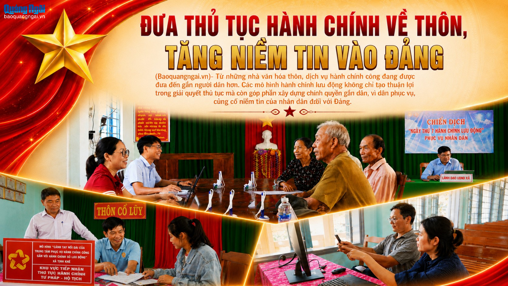 [Emagazine]. Đưa thủ tục hành chính về thôn, tăng niềm tin vào Đảng (Kỳ 1)