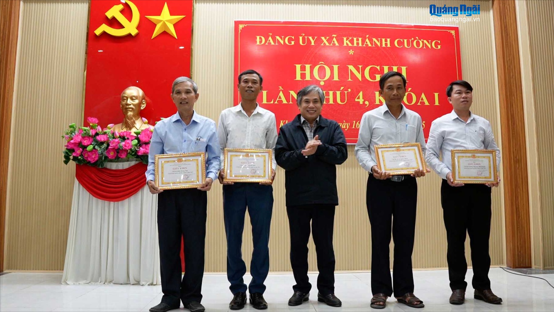 Đảng ủy xã Khánh Cường tăng cường công tác xây dựng Đảng