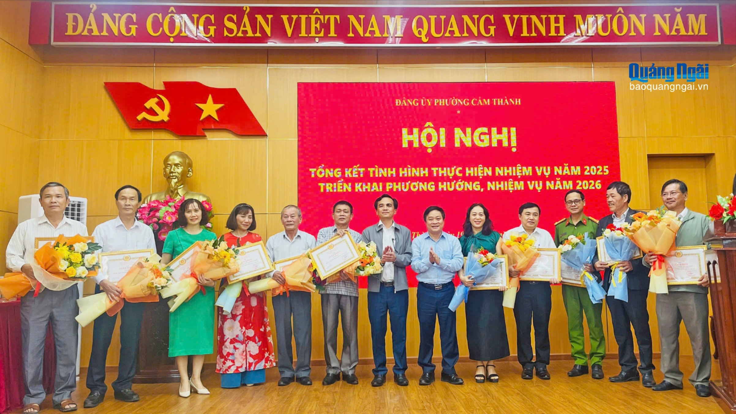 Phường Cẩm Thành hoàn thành các chỉ tiêu năm 2025
