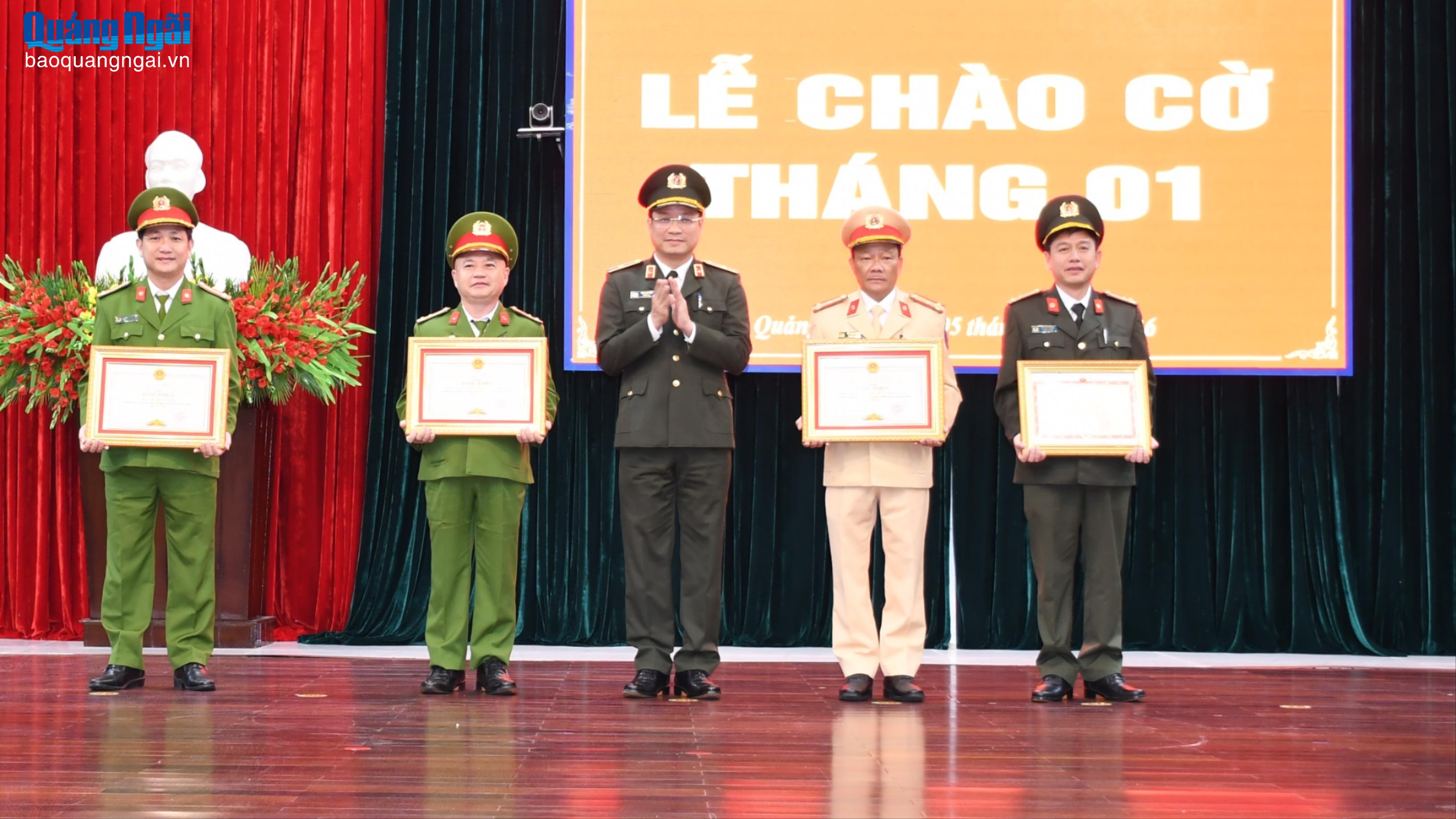 Phòng An ninh nội địa (Công an tỉnh) vinh dự nhận Bằng khen của Bộ Công an