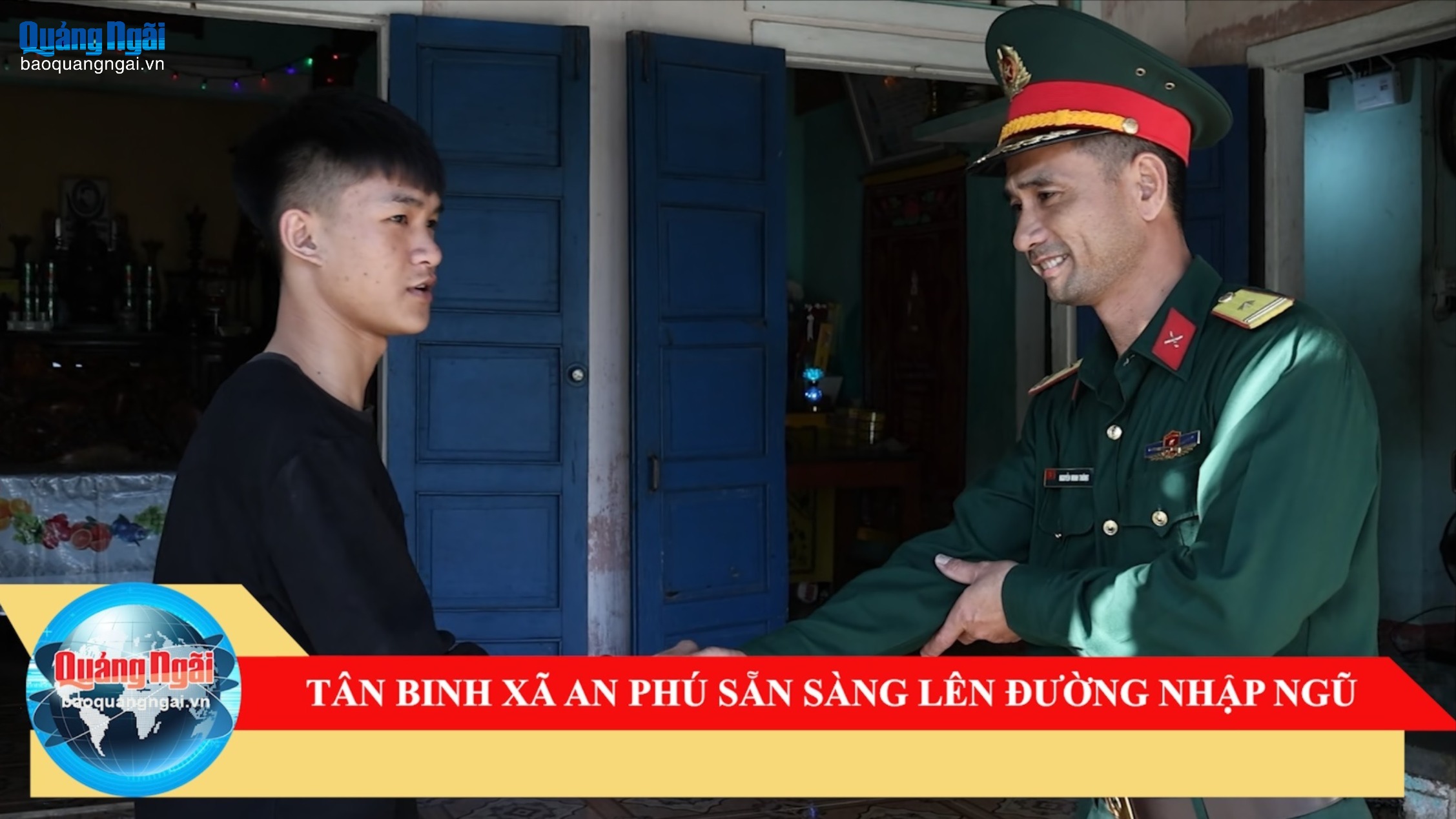 [Video]. Tân binh An Phú sẵn sàng lên đường nhập ngũ