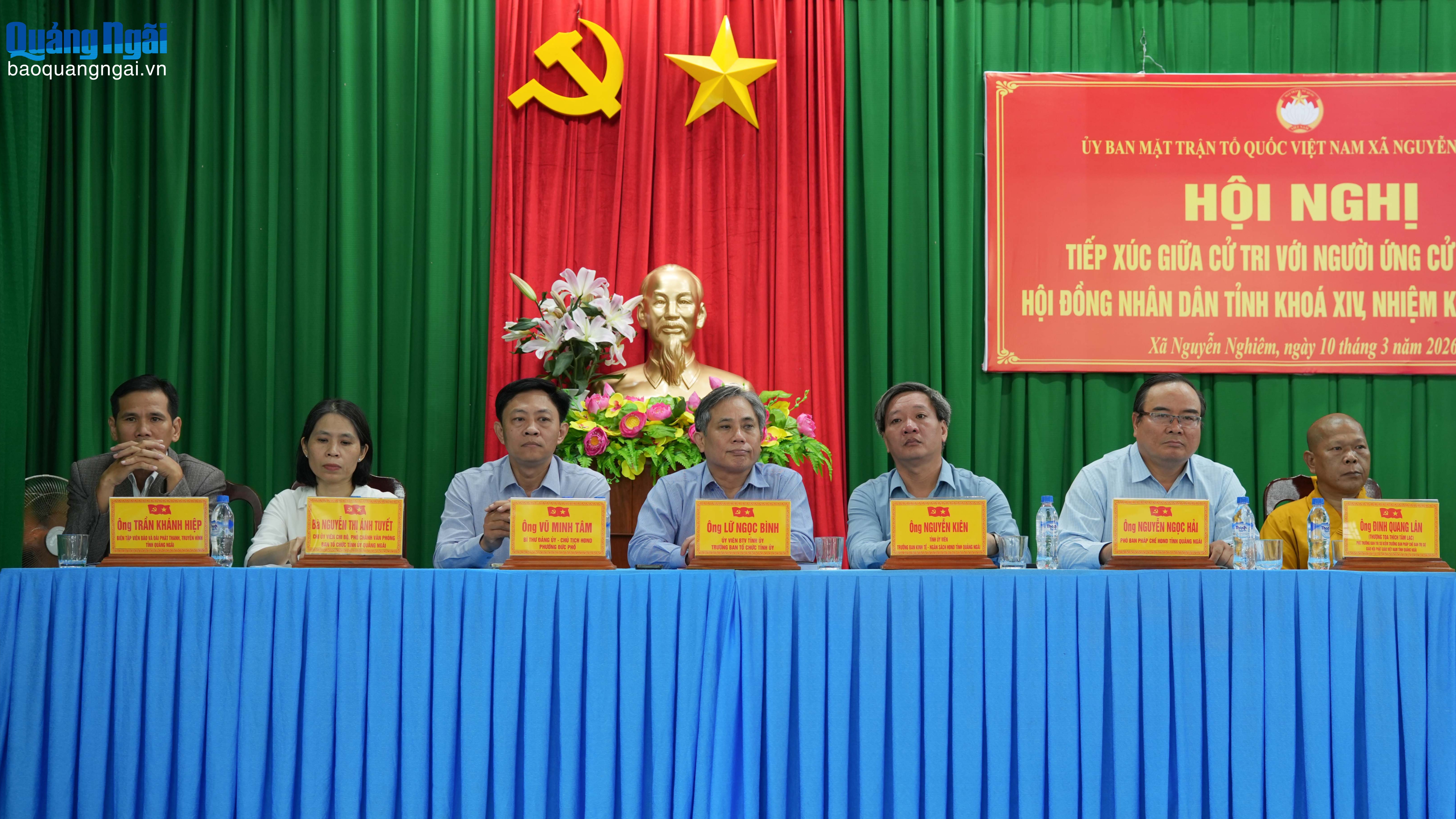 Cam kết xây dựng xã Nguyễn Nghiêm ngày càng phát triển