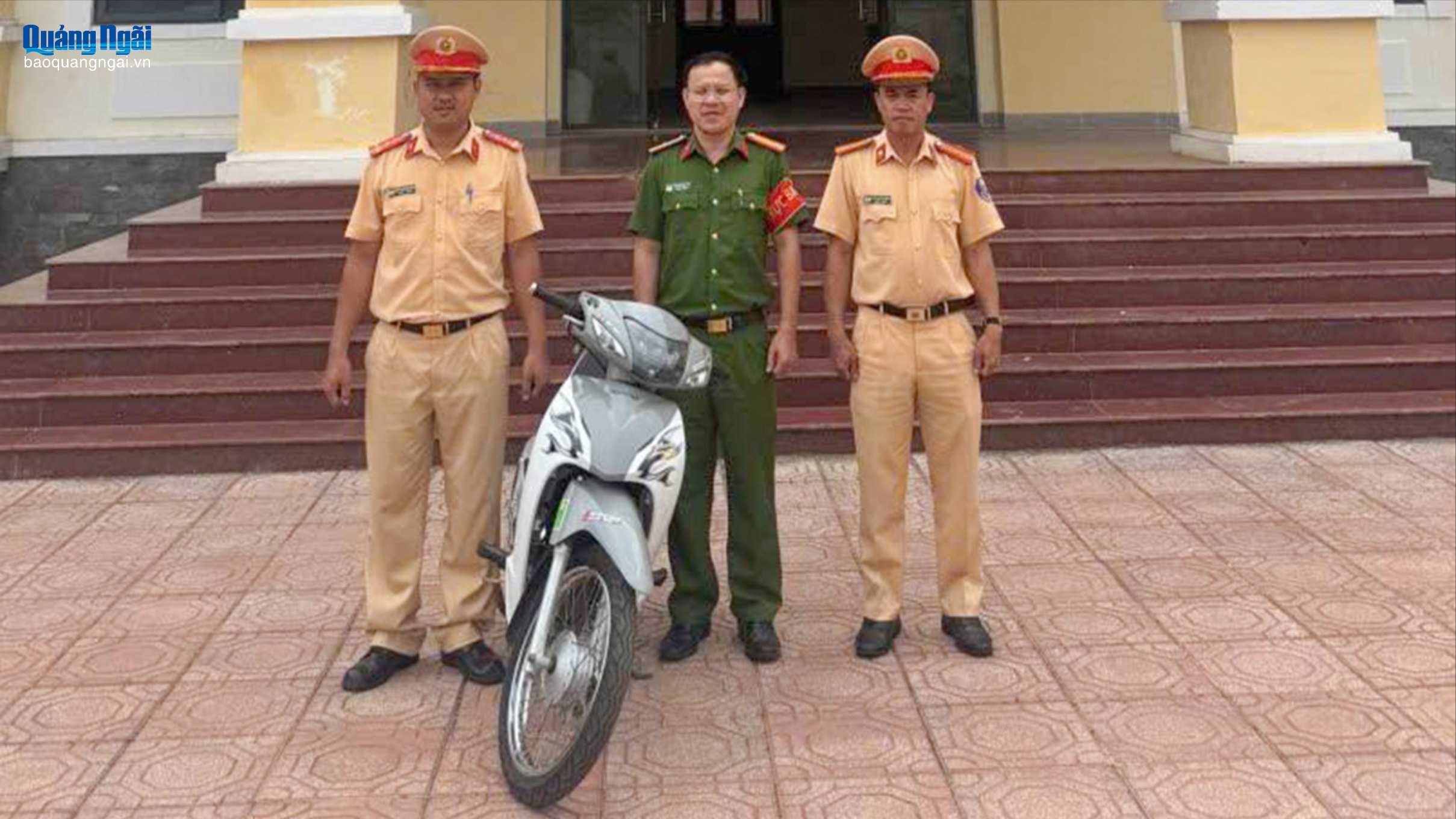 Tạm giữ xe vi phạm, phát hiện là tang vật vụ trộm