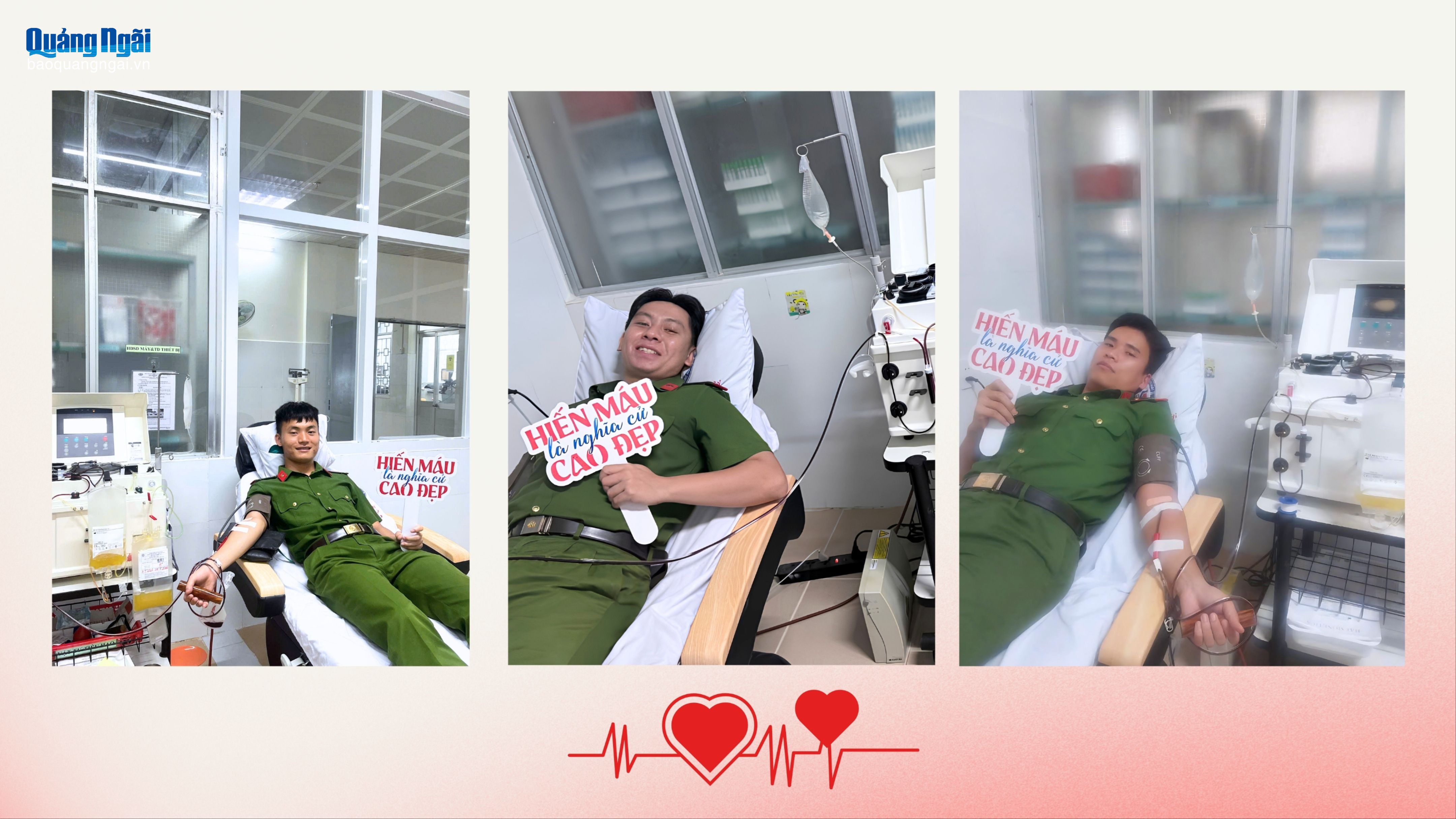 Cảnh sát cơ động ba ngày liên tiếp hiến tiểu cầu cứu người