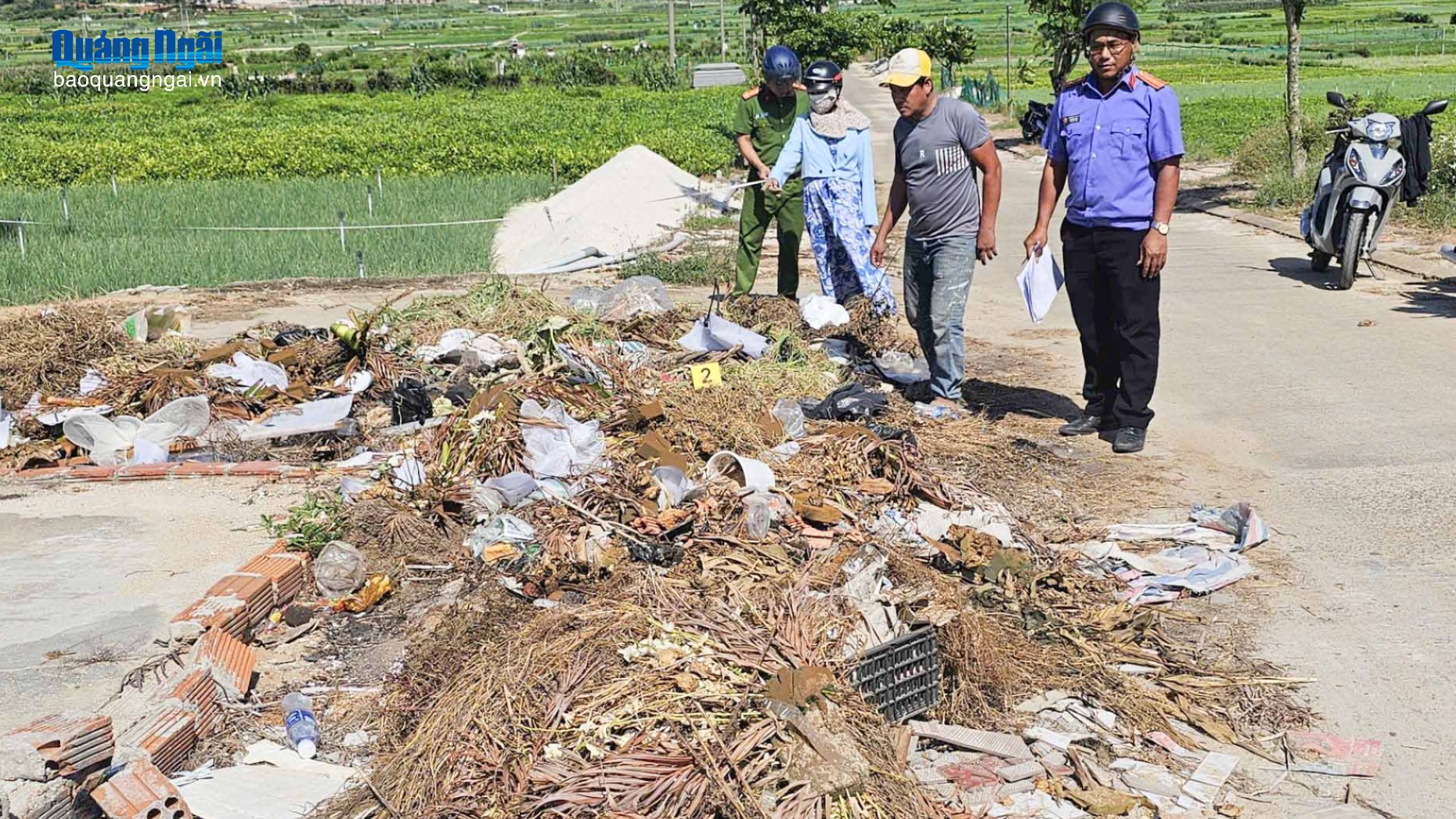 Viện kiểm sát nhân dân vào cuộc vụ rác thải tồn đọng ở Lý Sơn
