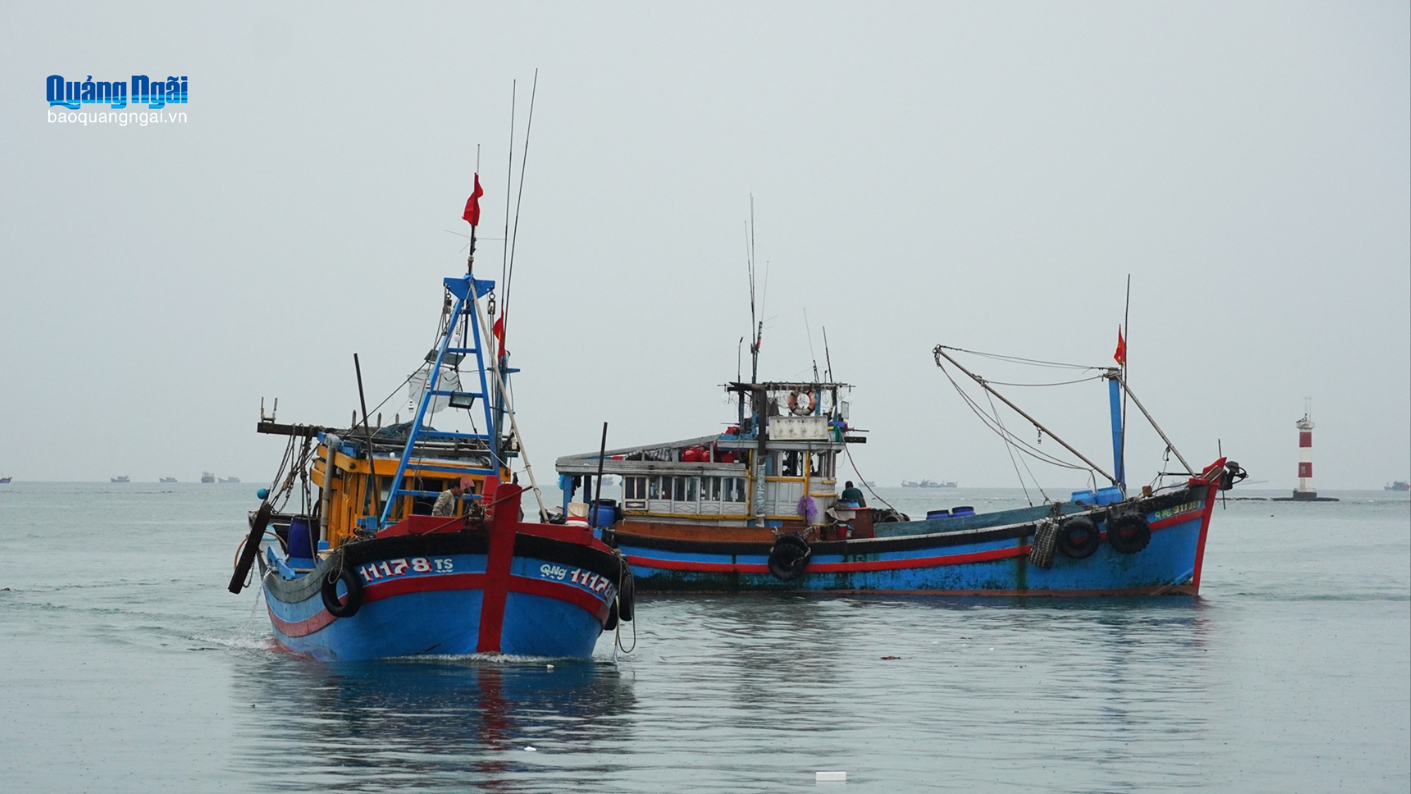 Quảng Ngãi còn hơn 600 tàu cá đang hoạt động trên các vùng biển