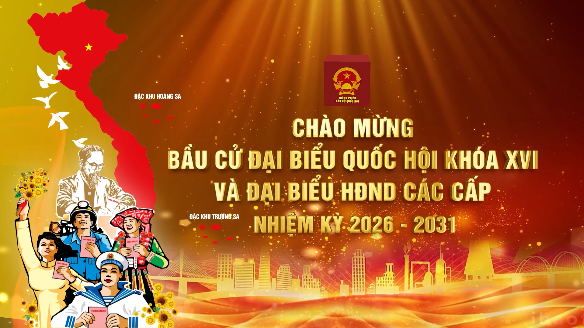[Video]. Bản tin chào mừng bầu cử Quốc hội khóa XVI và HĐND các cấp nhiệm kỳ 2026 - 2031 (Số 01)