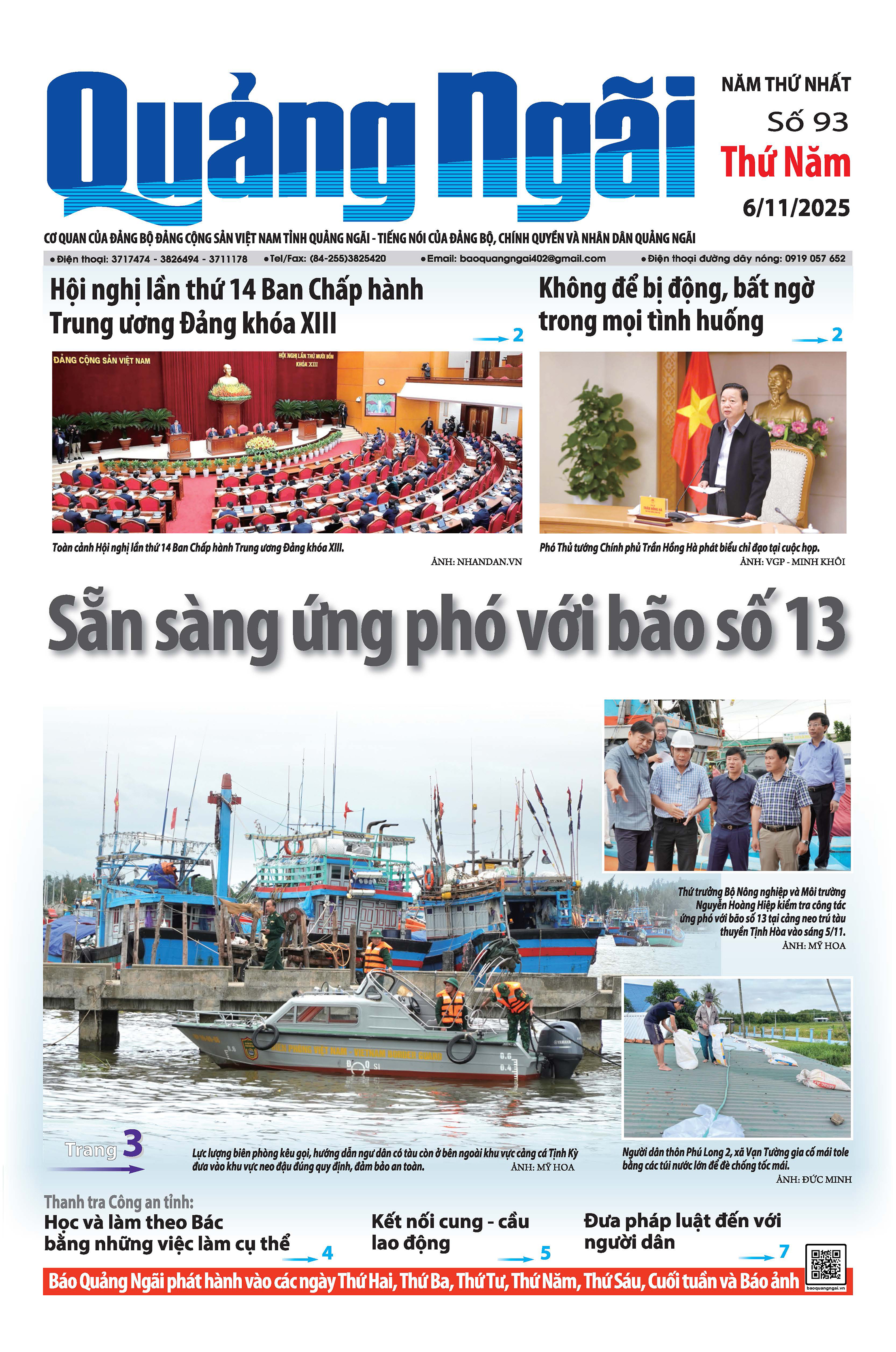 Số báo 93, ra ngày 6/11/2025