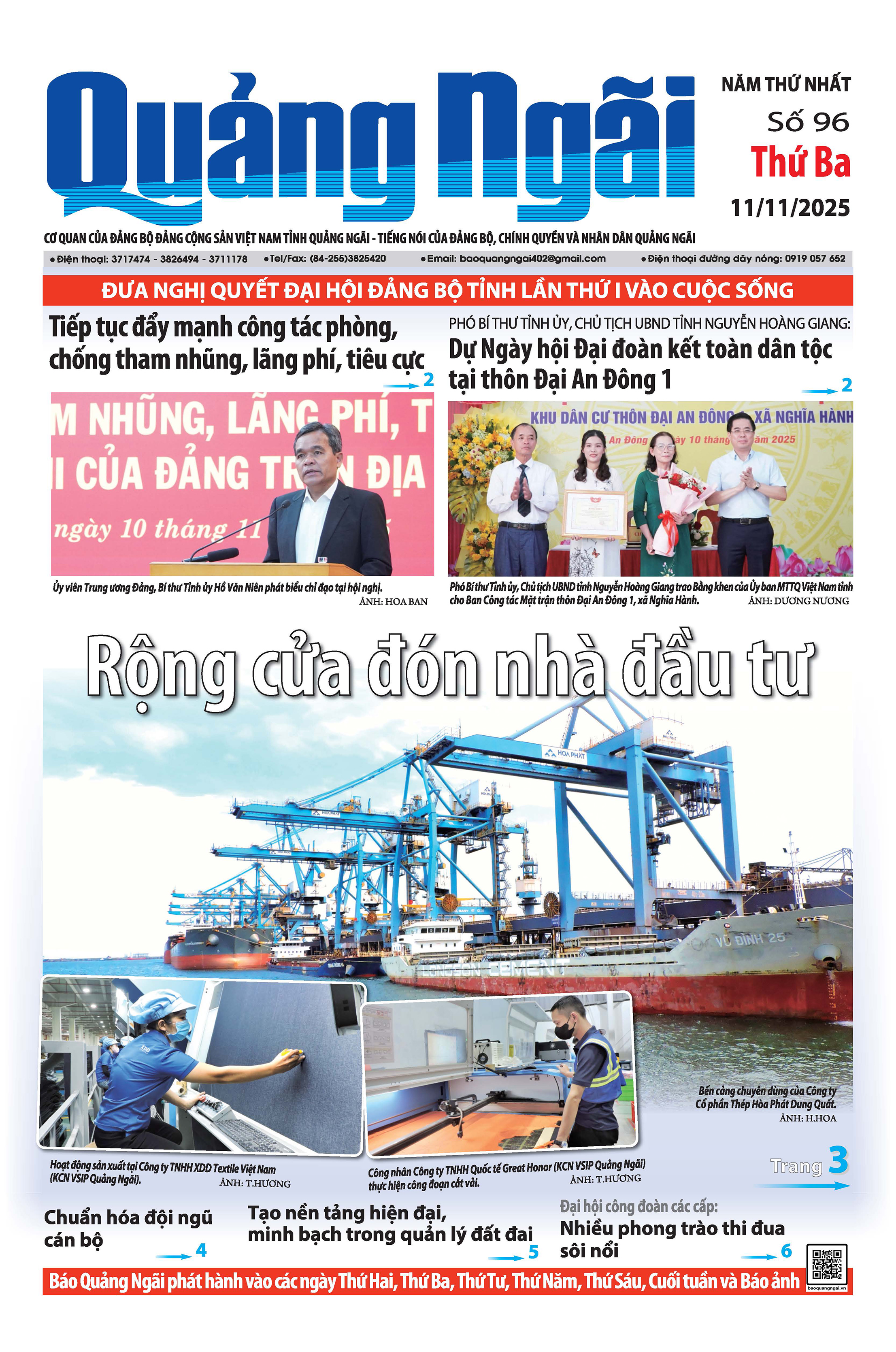 Số báo 96, ra ngày 12/11/2025