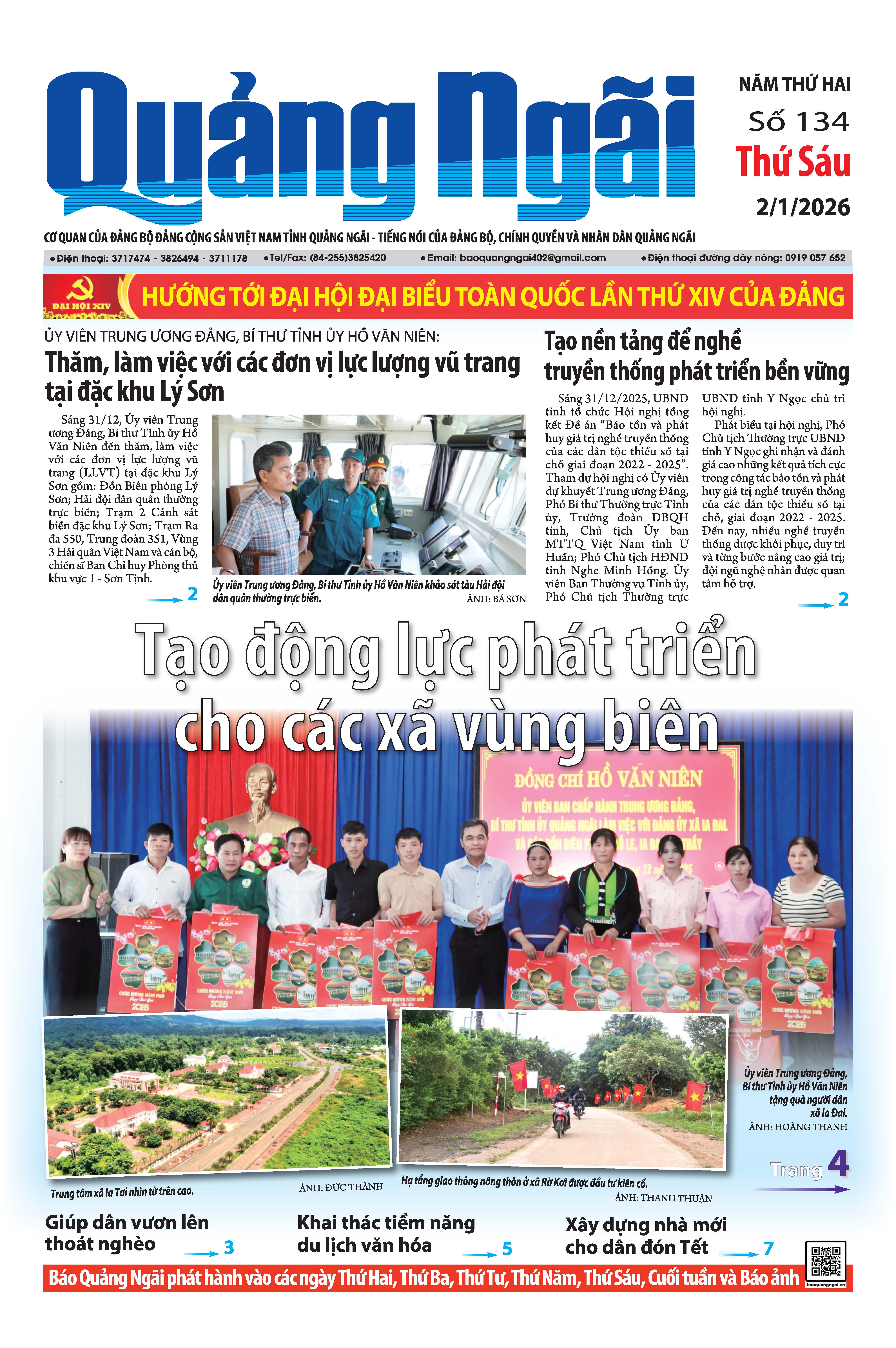 Số báo 134, ra ngày 2/1/2026