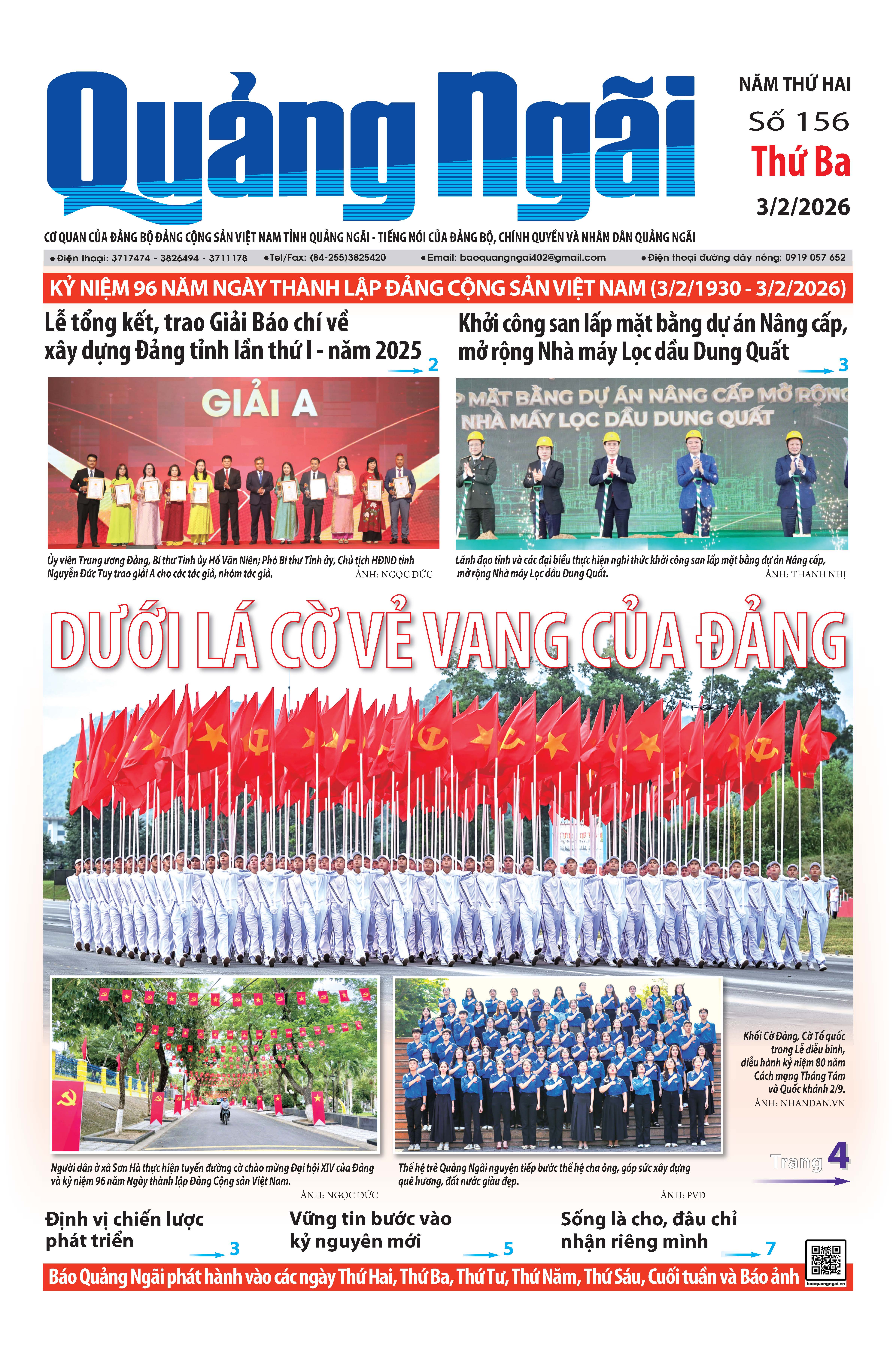 Số báo 156, ra ngày 3/2/2026