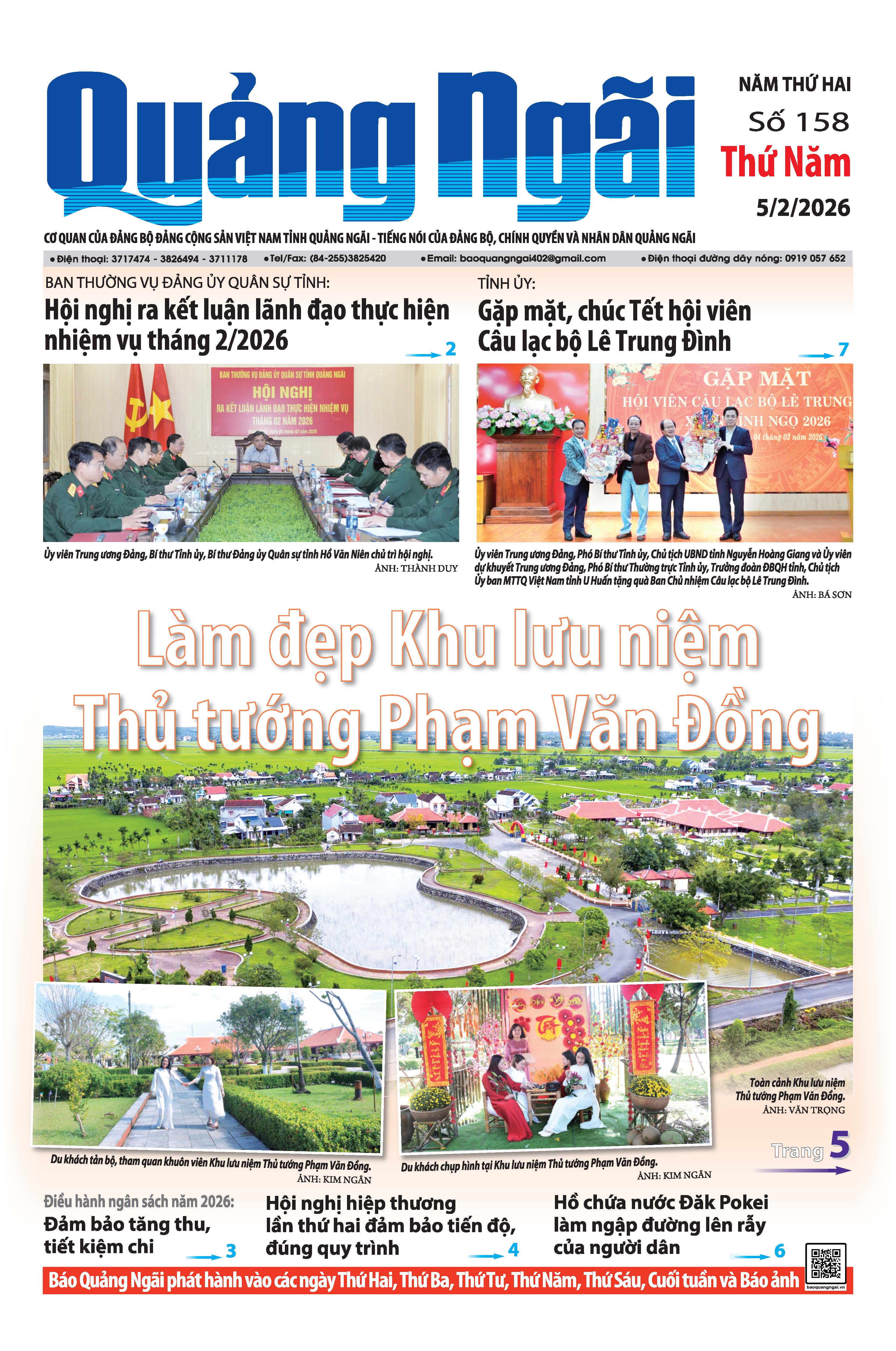 Số báo 158, ra ngày 5/2/2026