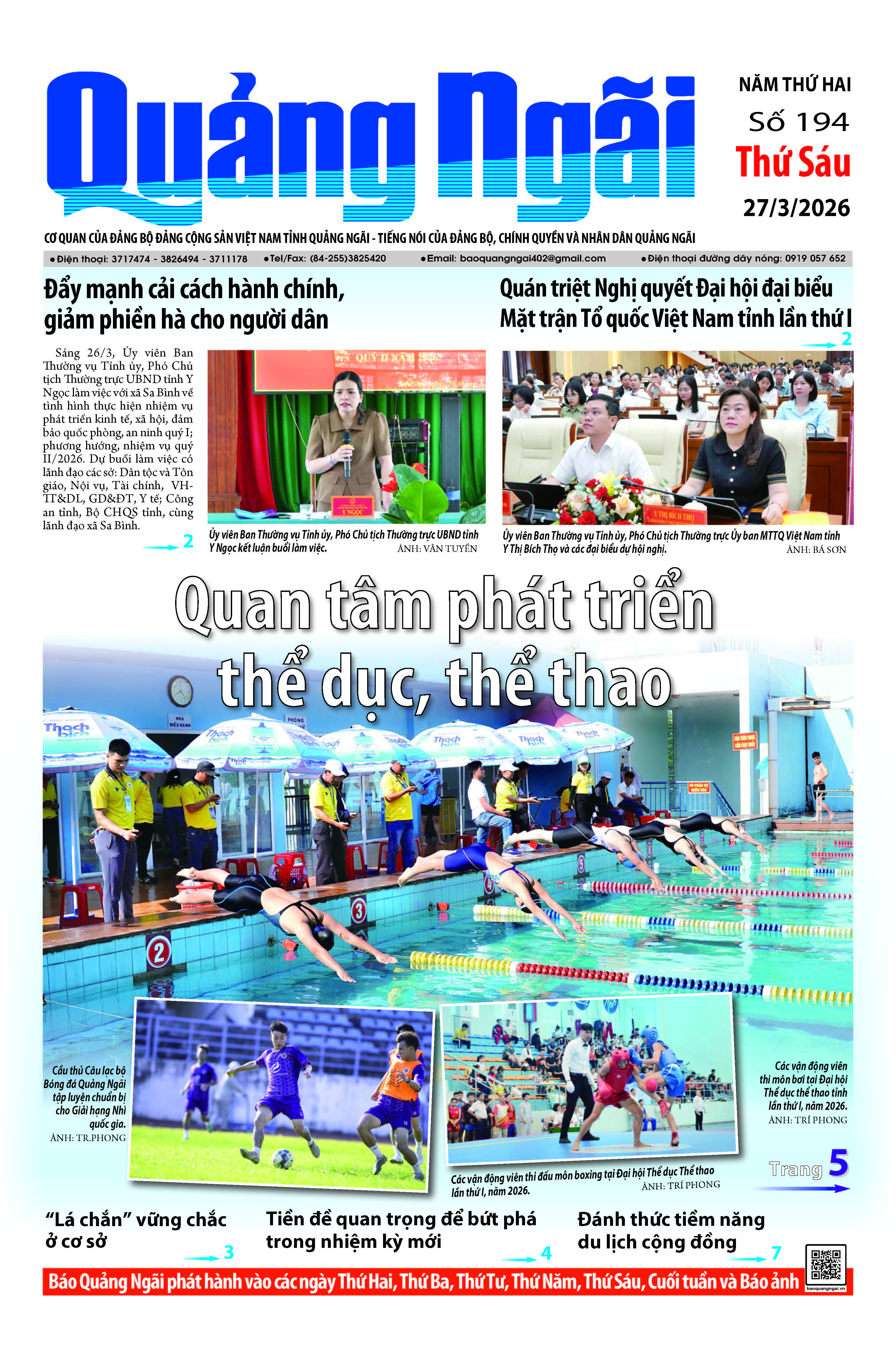 Số báo 194, ra ngày 27/3/2026