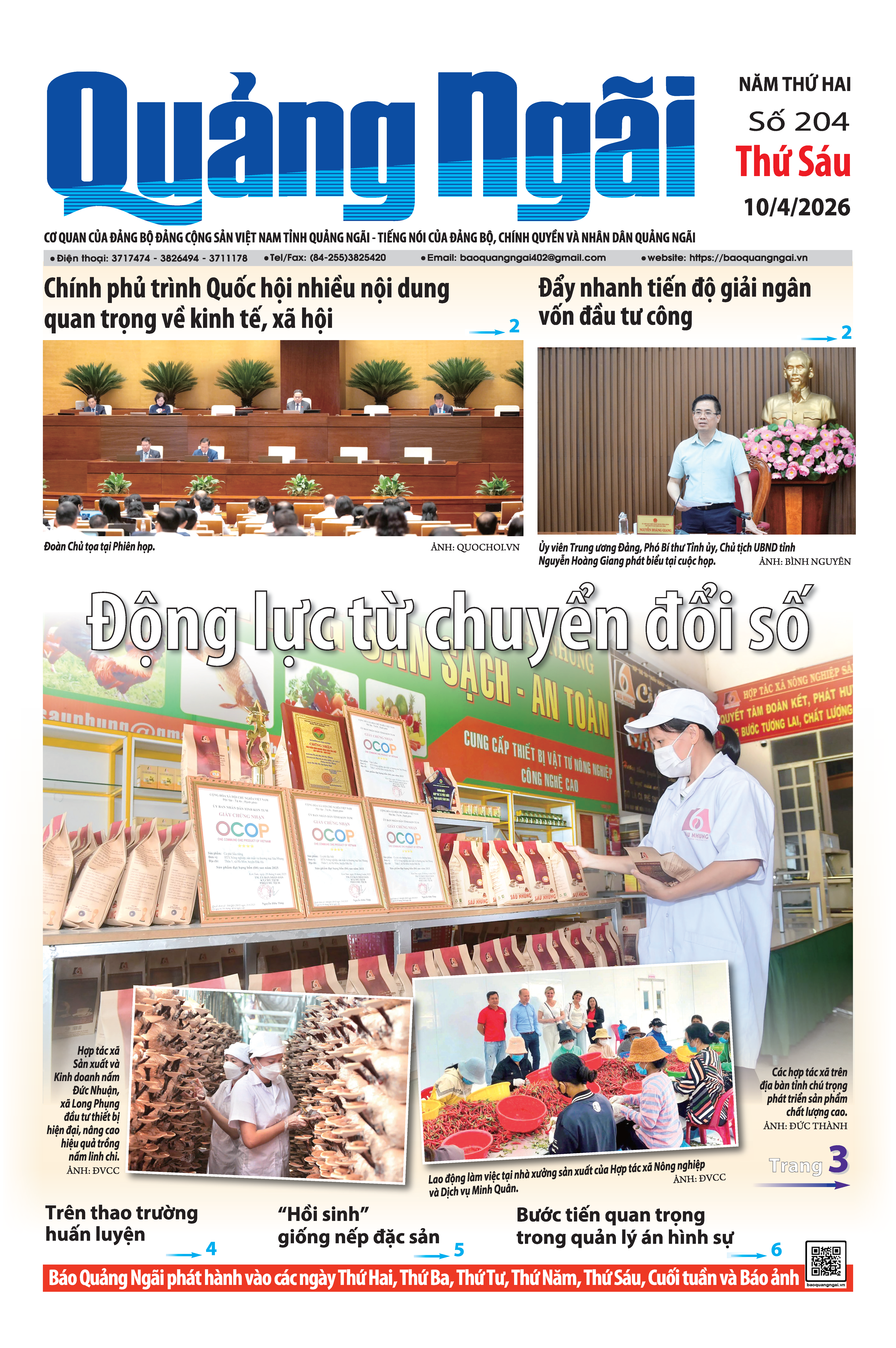 Số báo 204, ra ngày 10/4/2026