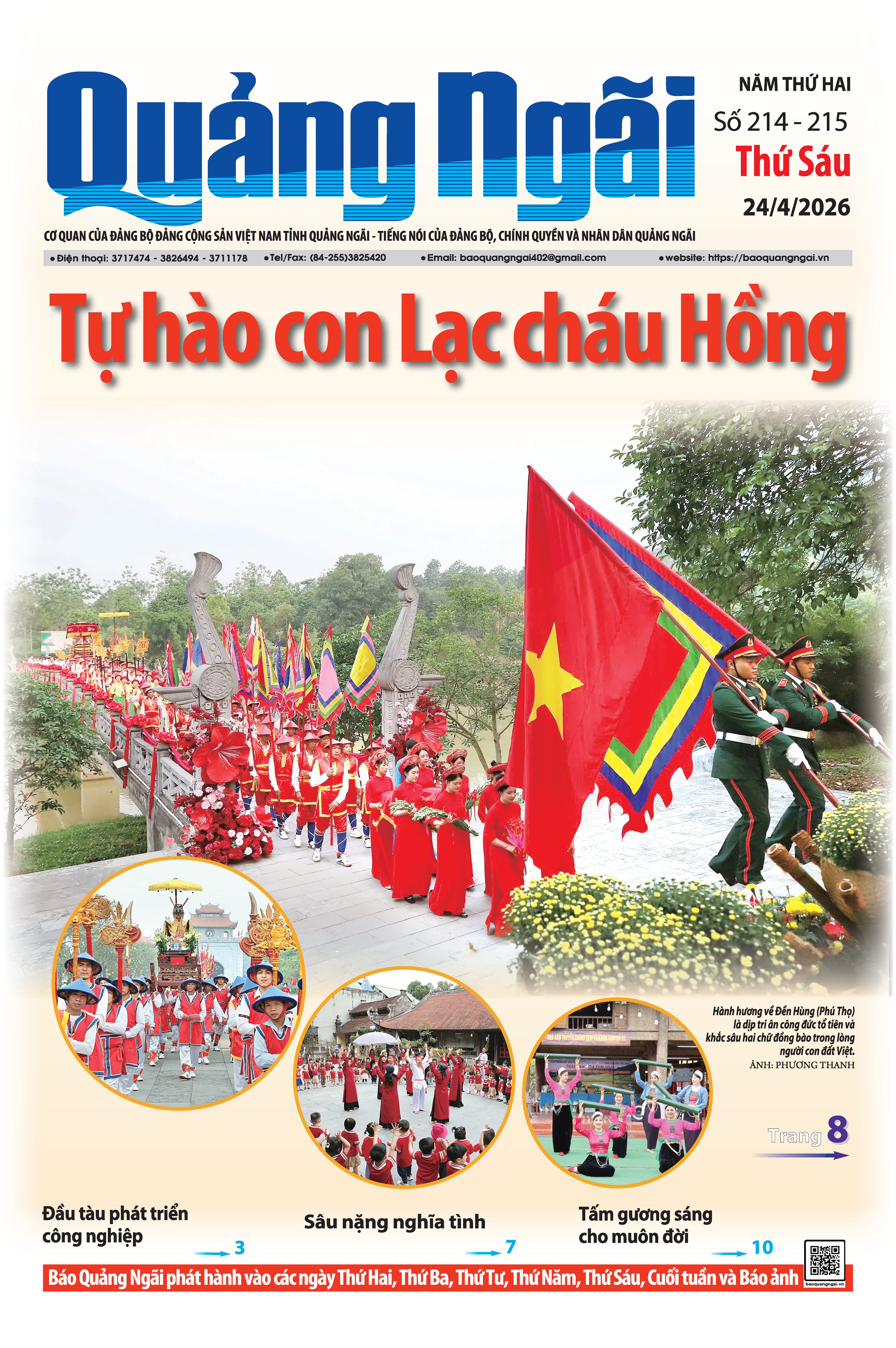 Số báo 214-215, ra ngày 24/4/2026