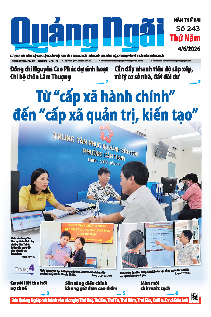 Số báo 243, ra ngày 4/6/2026