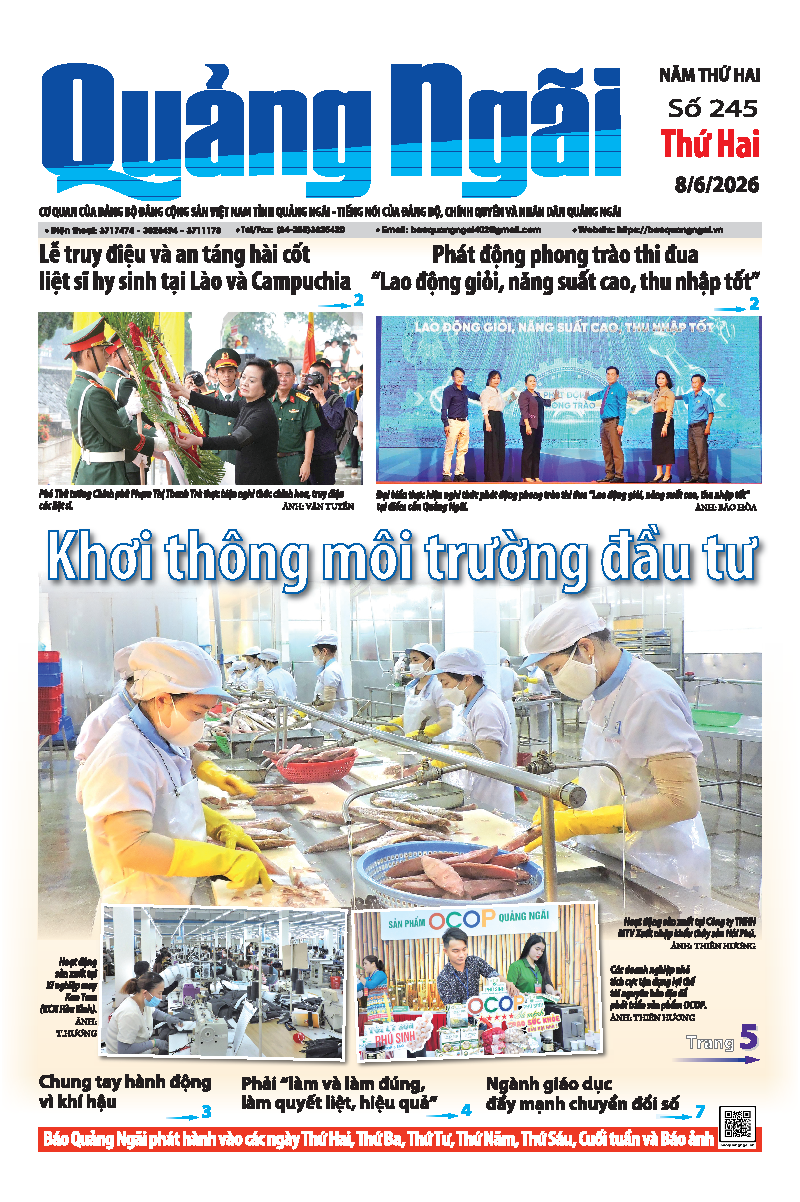 Số báo 245, ra ngày 8/6/2026