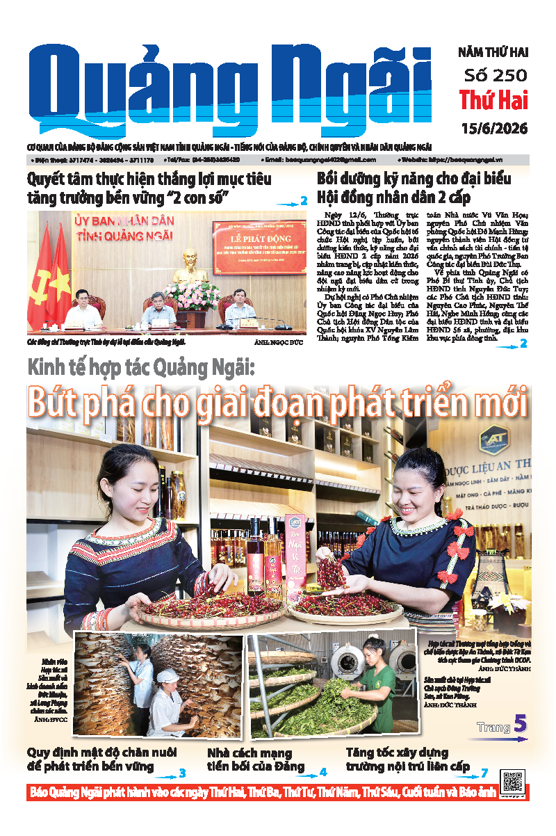 Số báo 250, ra ngày 15/6/2025