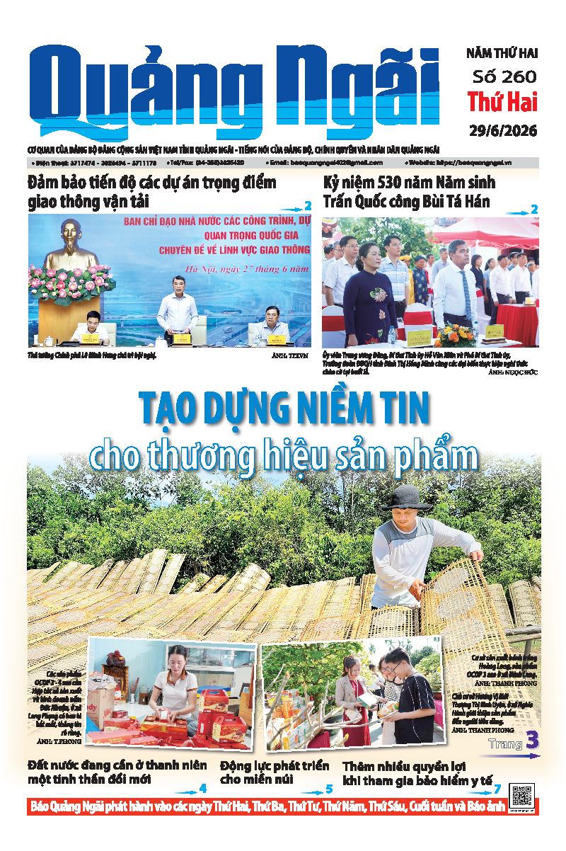 Số báo 260, ra ngày 29/6/2025