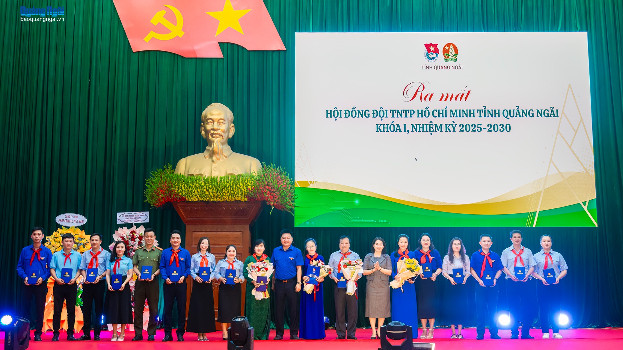 Ra mắt Hội đồng Đội Thiếu niên Tiền phong Hồ Chí Minh tỉnh khóa I